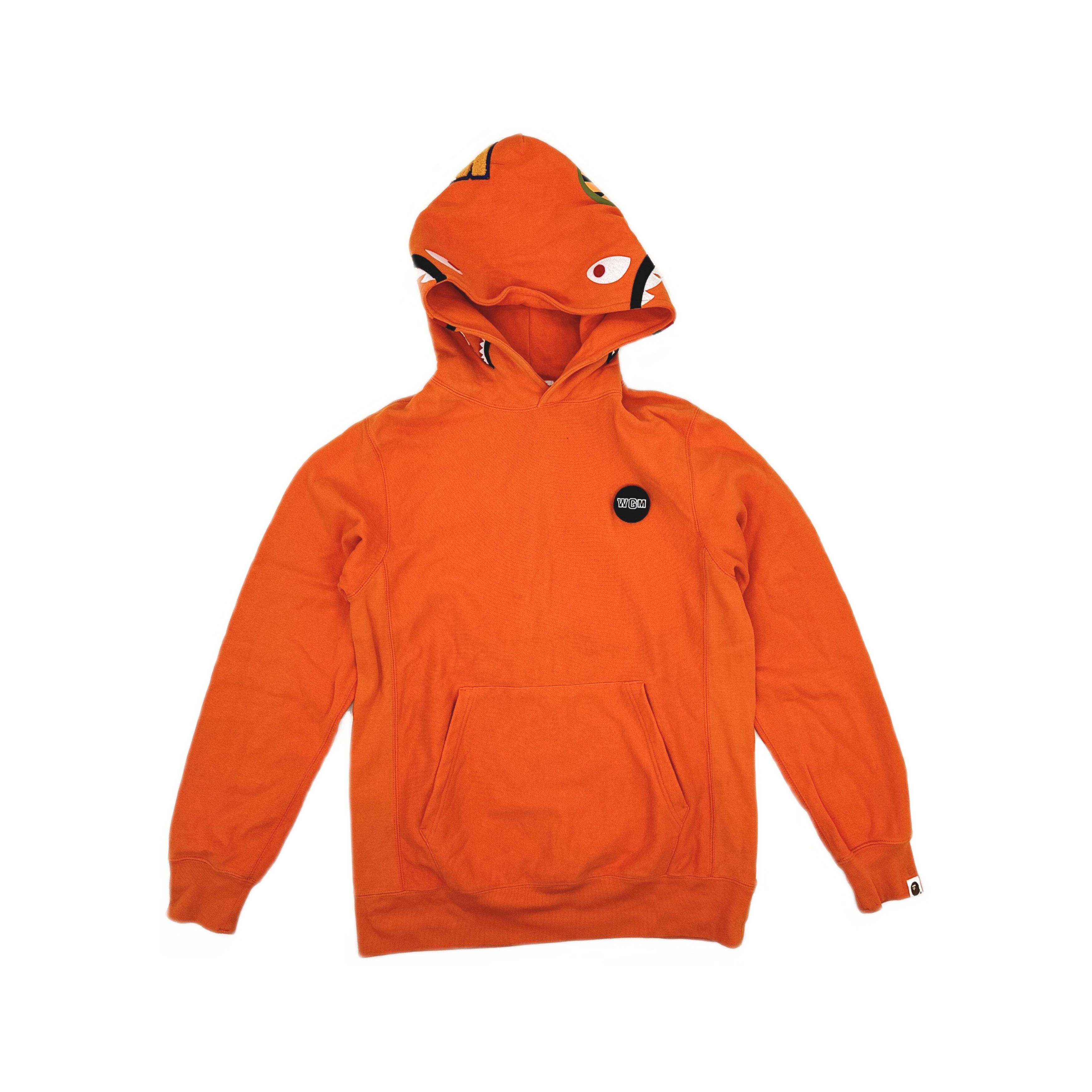 Bape A Bathing Ape WGM Shark Hoodie Orange Size L Size US L / EU 52-54 / 3 - 1 Thumbnail