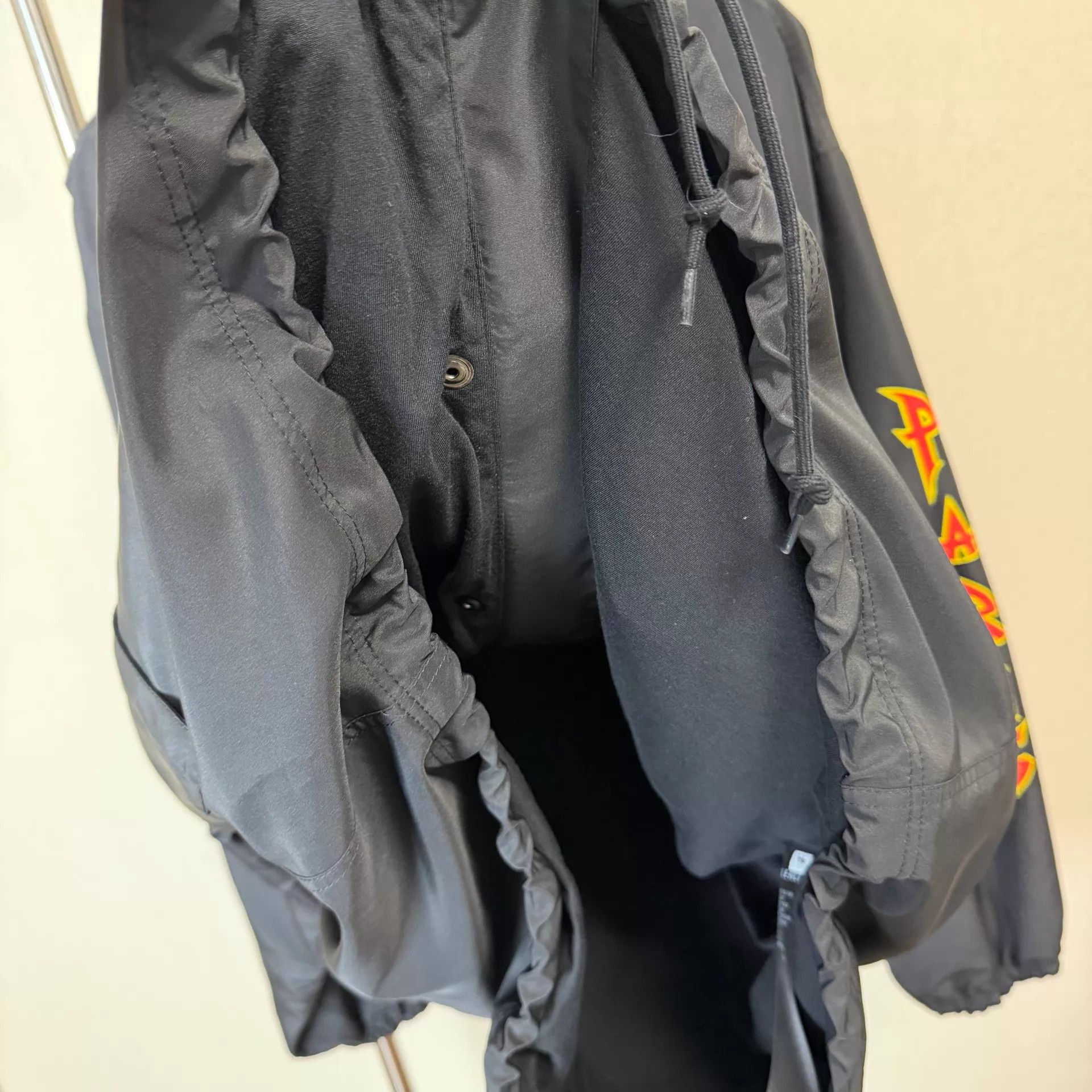 Balenciaga Balenciaga SS22 Metallica Hooded Jkt Men's Blk 46 Size US S / EU 44-46 / 1 - 9 Thumbnail