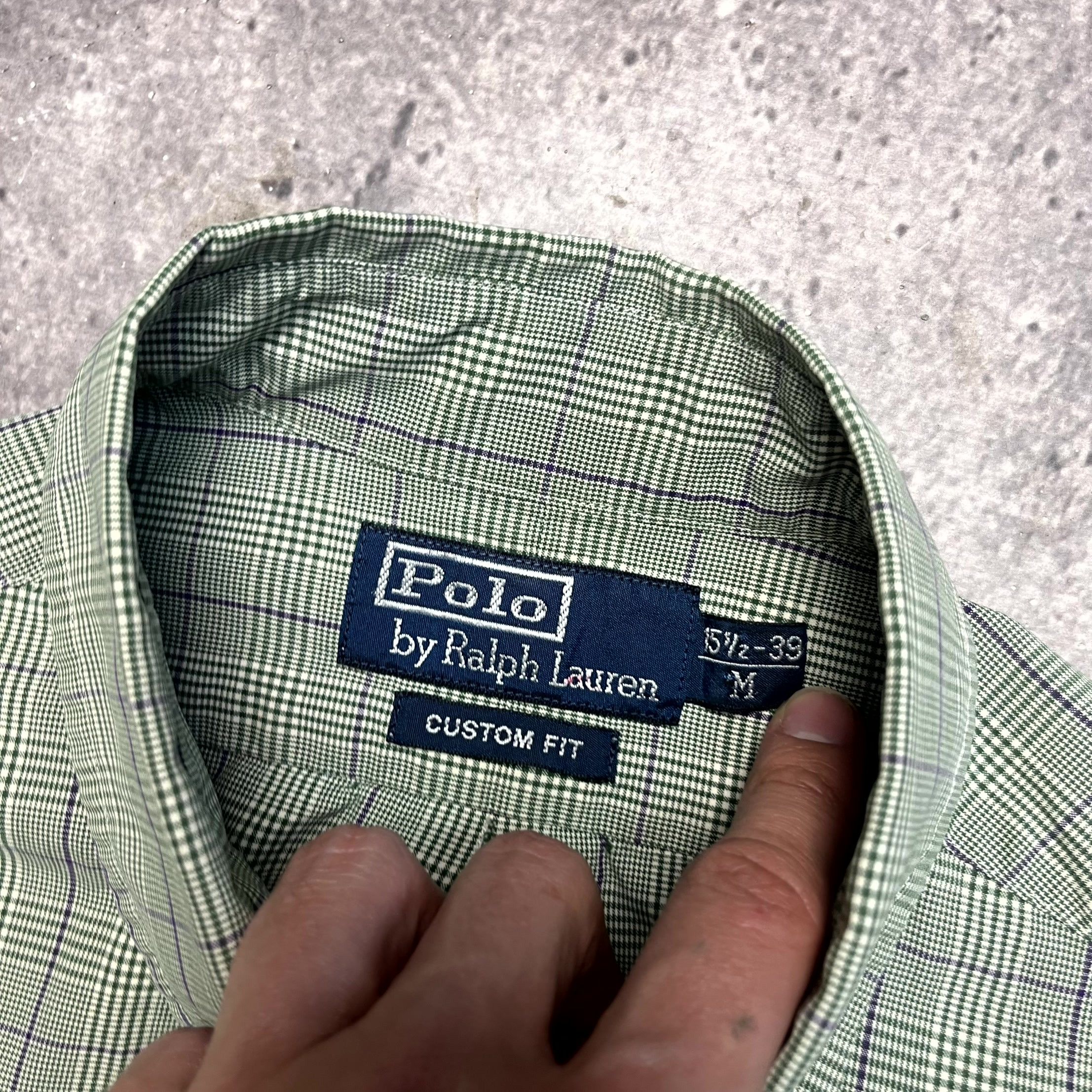 Polo Ralph Lauren Polo Ralph Lauren Plaid Green Long Sleeve Shirt Size M Size US S / EU 44-46 / 1 - 7 Thumbnail