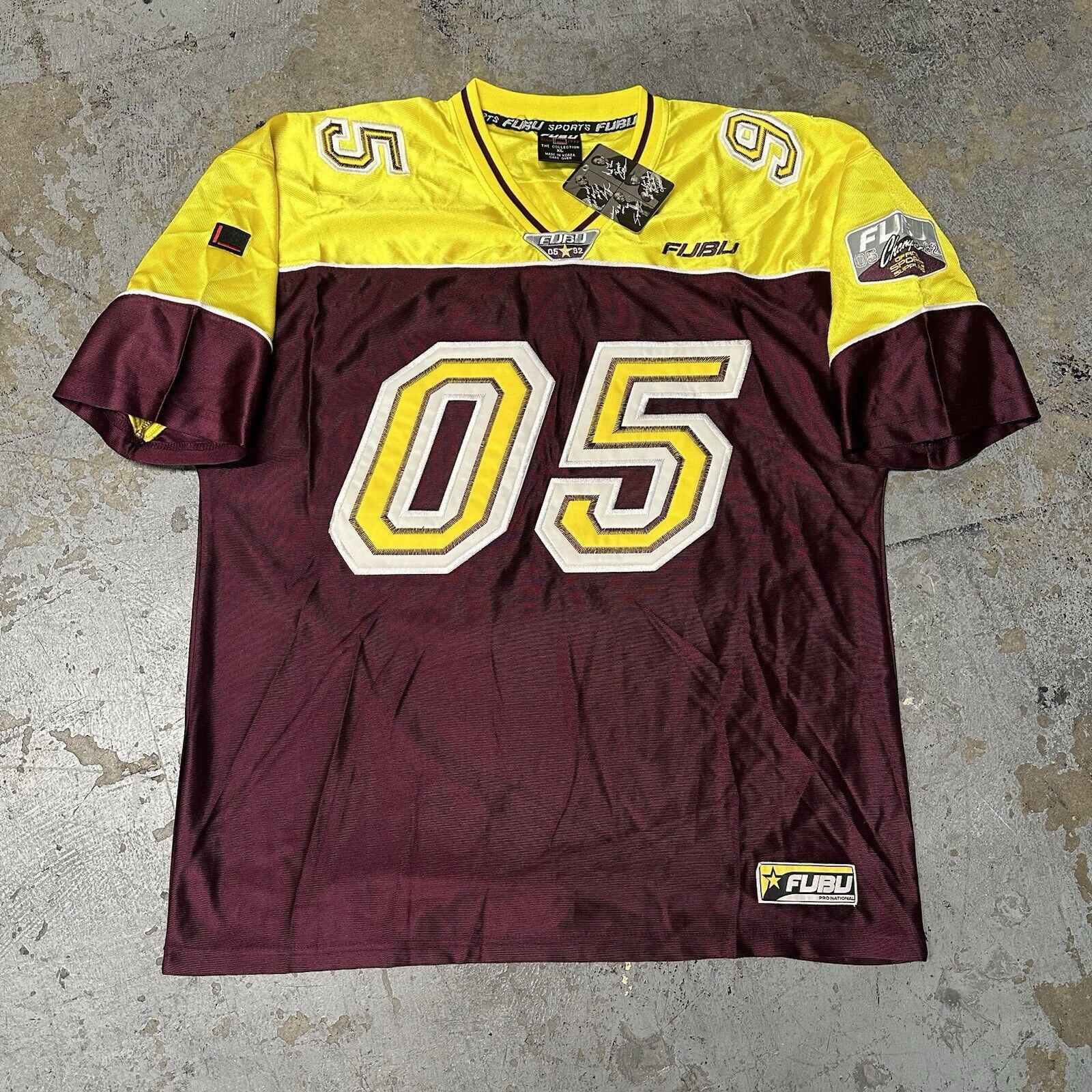 Vintage Y2K Fubu Sports Football Jersey XL NEW USC Trojans
