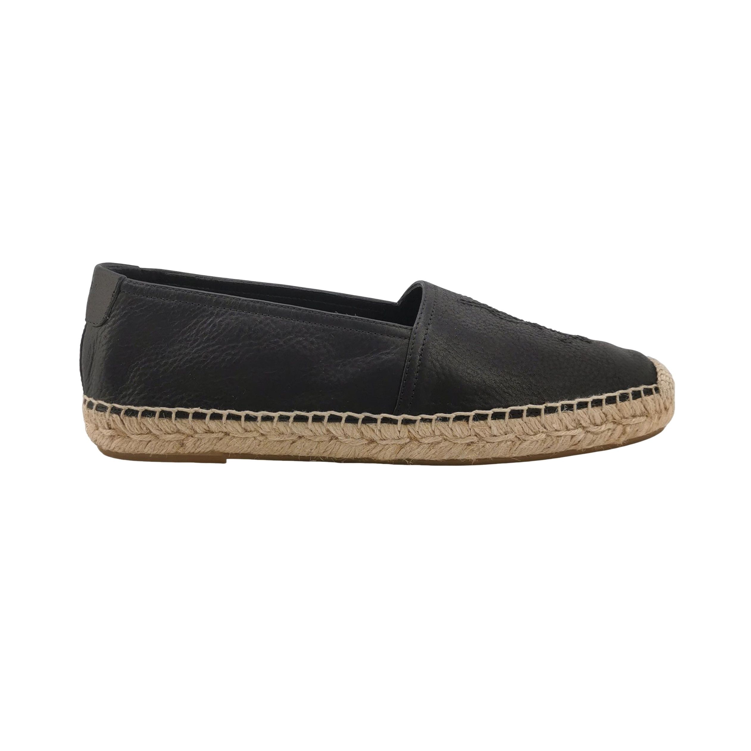 Saint Laurent Paris Saint Laurent Leather YSL Espadrilles 40 Size US 7 / EU 40 - 1 Thumbnail