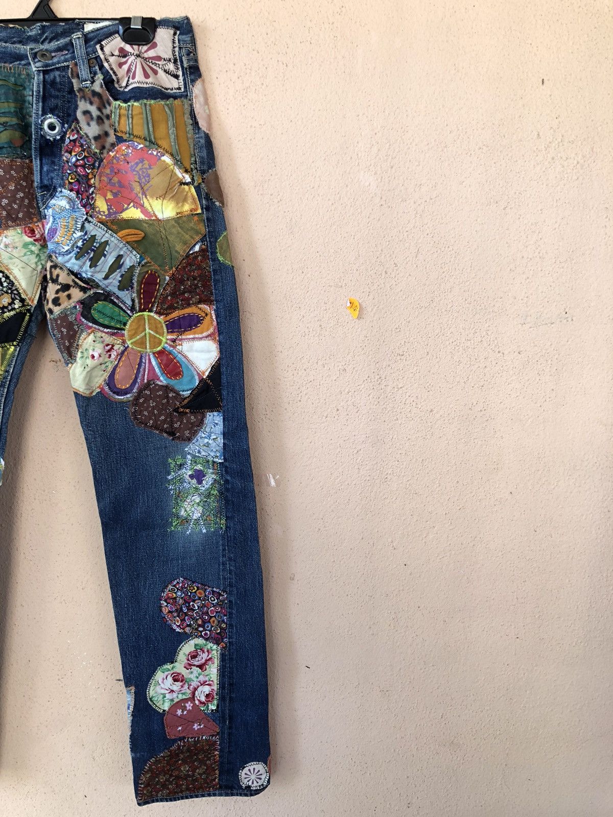 Japanese Brand × Kapital × Vintage Vintage KAPITAL Distressed Patchwork Custom Madez Size US 32 / EU 48 - 5 Thumbnail
