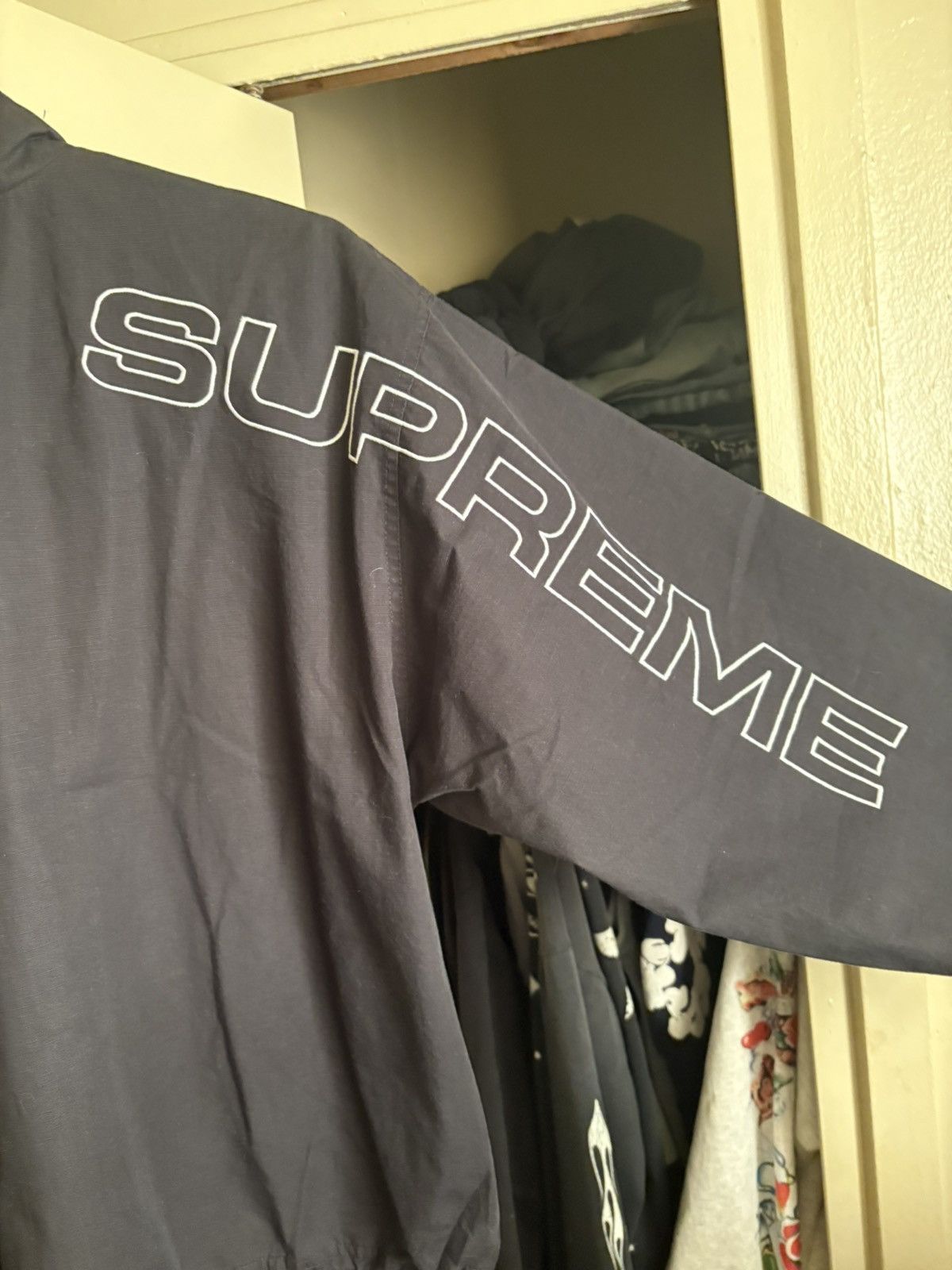 Supreme Supreme Spellout Embroidered Ripstop Track Jacket FW25 Size US M / EU 48-50 / 2 - 5 Thumbnail