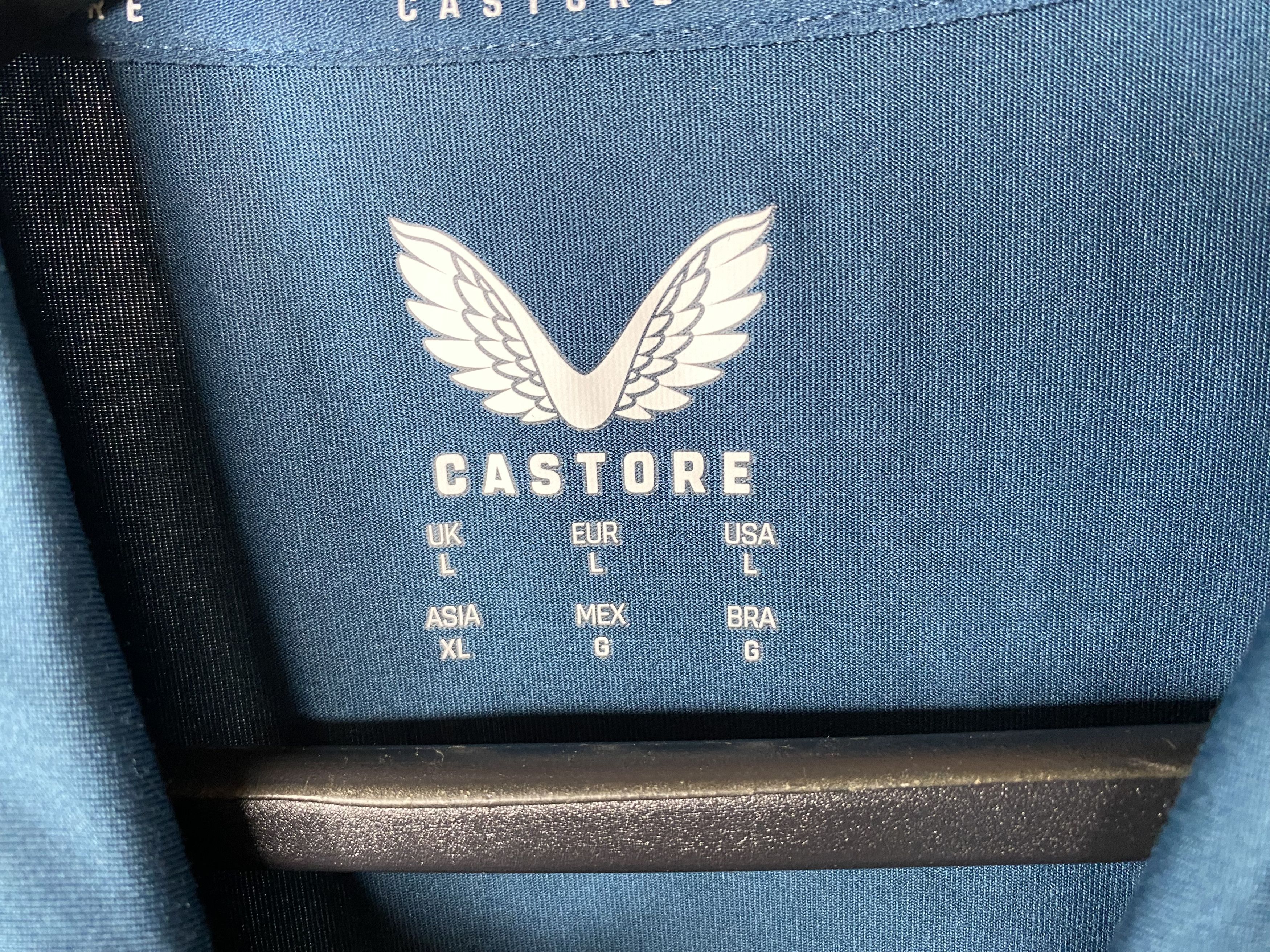 Castore ASTON VILLA 2022 TRAINING POLO FOOTBALL SHIRT SOCCER JERSEY Size US L / EU 52-54 / 3 - 5 Thumbnail