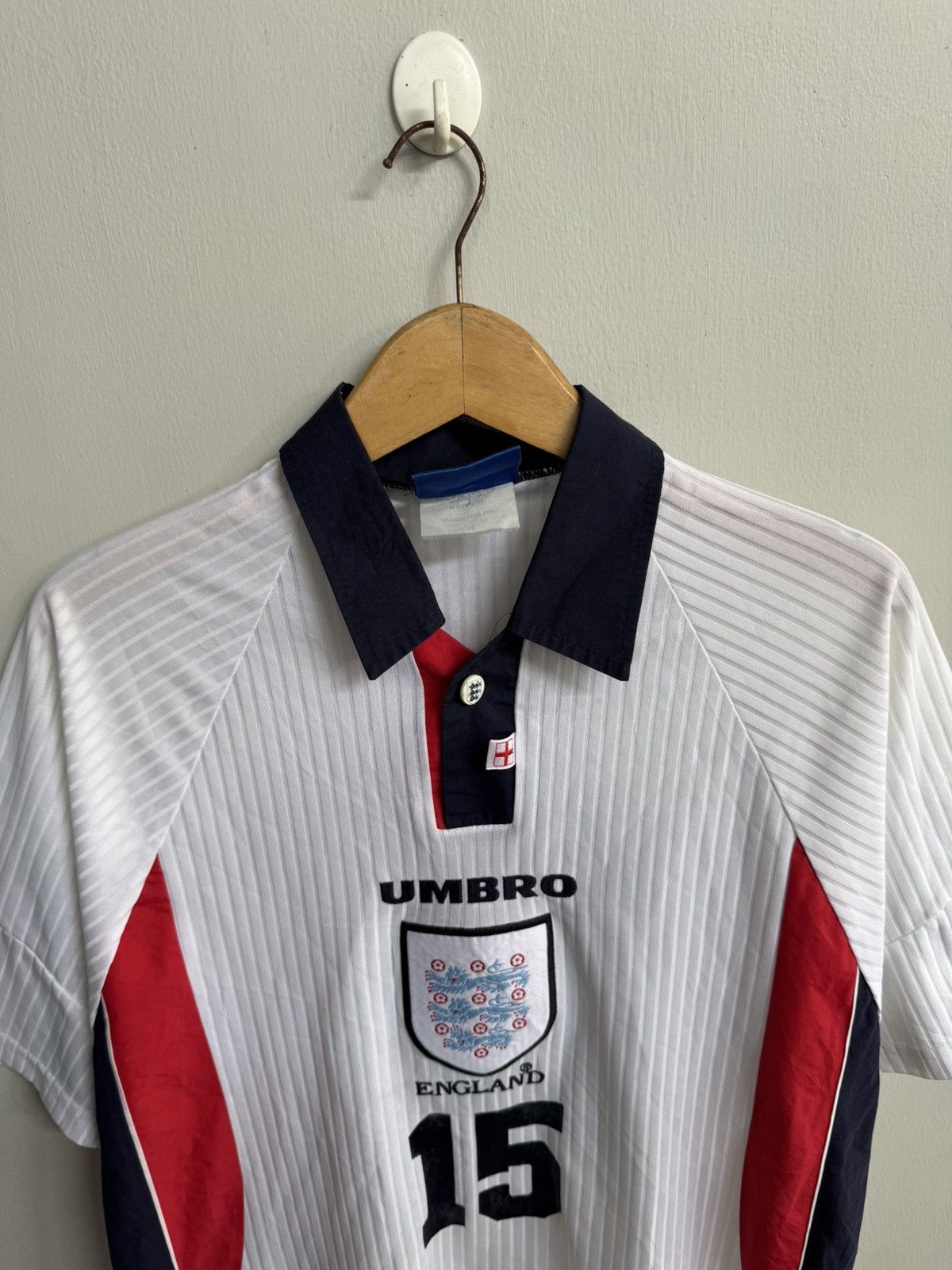 Umbro ENGLAND 1997-1999 HOME JERSEY SHIRT Size US M / EU 48-50 / 2 - 2 Thumbnail