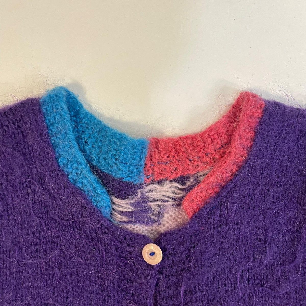 Other Multi-coloured knitted cardigan sweater with a retro vibe 90 Size S / US 4 / IT 40 - 5 Thumbnail