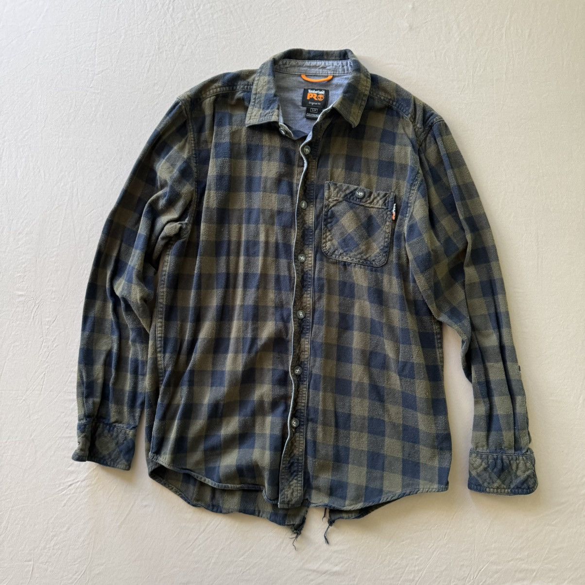 Timberland × Vintage Timberland PRO Woodfort Midweight Flannel Shirt Size US S / EU 44-46 / 1 - 1 Thumbnail