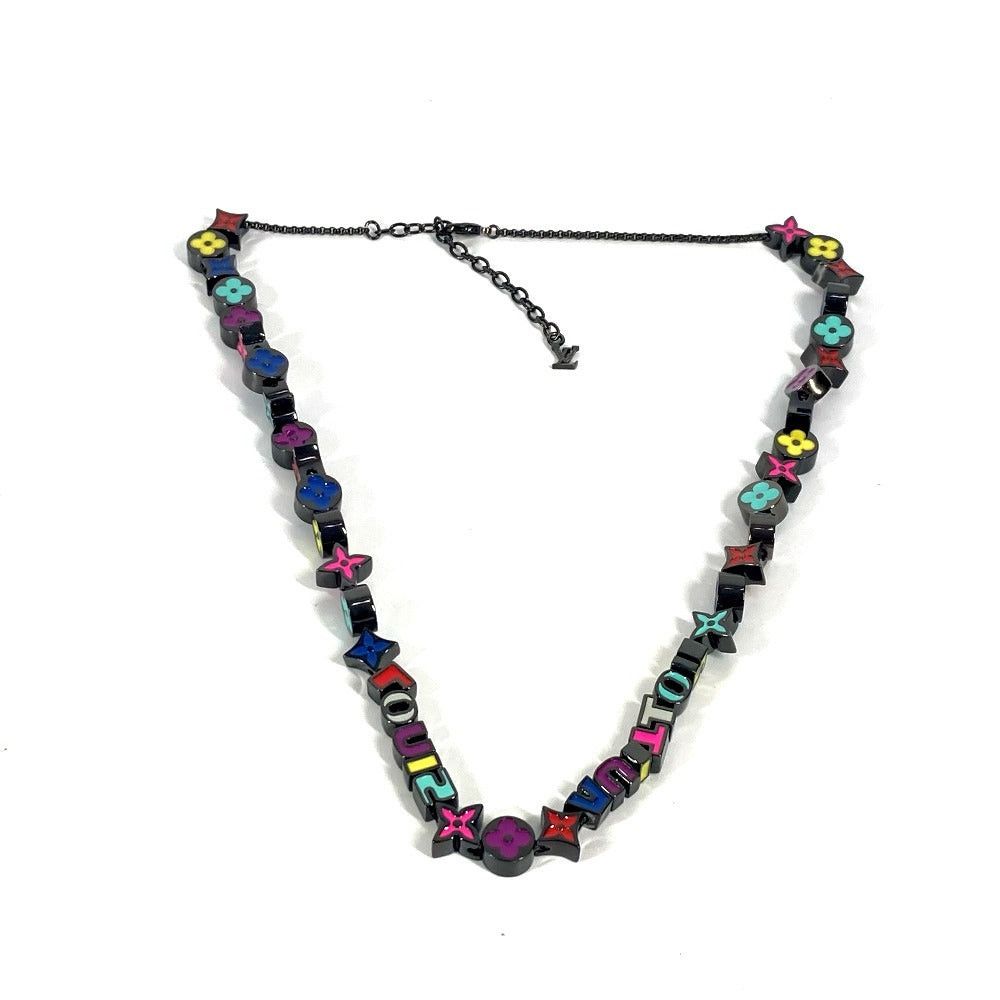 Louis Vuitton Louis Vuitton M00918 Long Collier Monogram Party Accessories Chain Necklace Metal Unisex Multicolor Size ONE SIZE - 1 Thumbnail