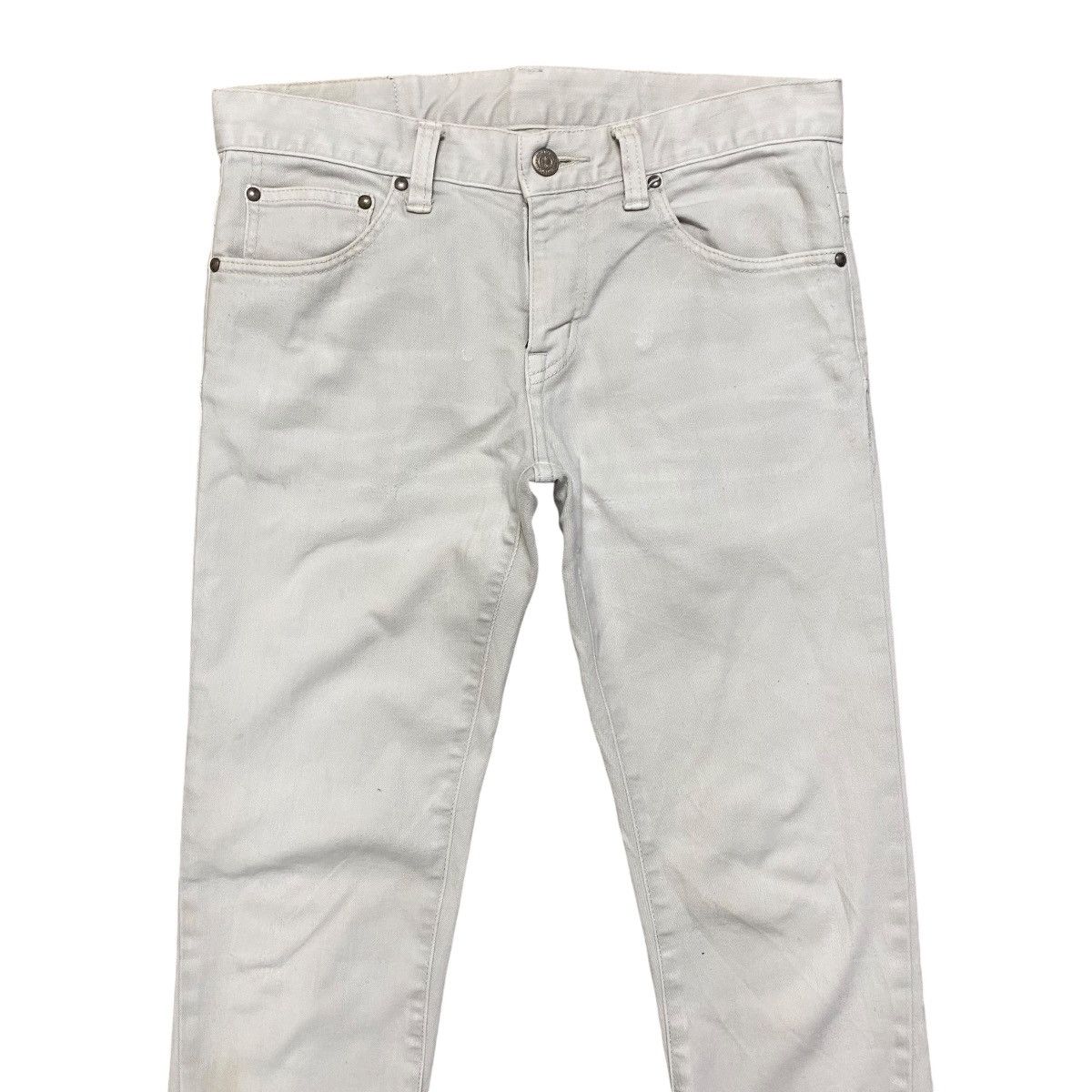 Tornado Mart Tornado Mart White Denim Flare Jeans Size US 28 / EU 44 - 3 Thumbnail