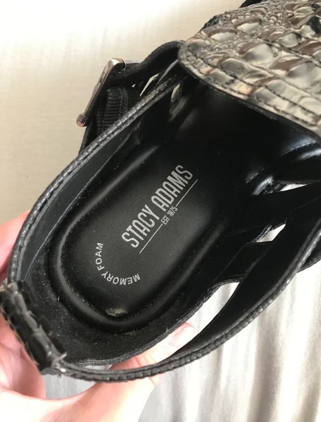 Stacy Adams Black Patent Leather Oxsford Shoes by by Stacy Adams Size US 9.5 / EU 42-43 - 8 Thumbnail