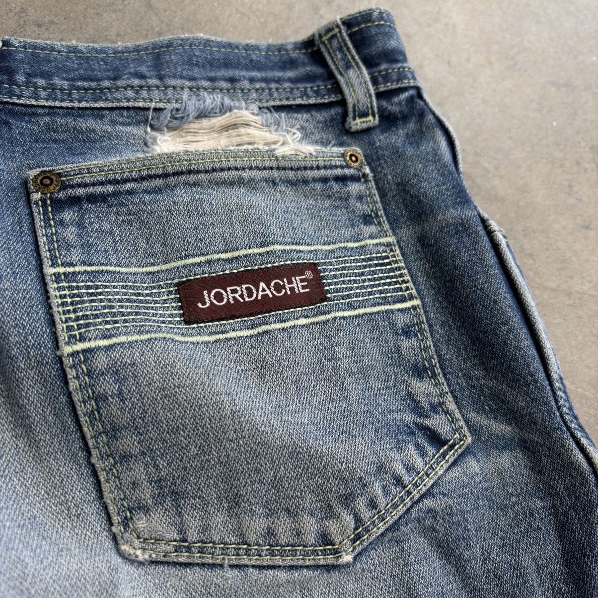 Ariat × Jordache × Vintage Vintage 1980's Western Jordache Bootcut Cowboy Jeans 33x34 Size US 33 - 7 Thumbnail