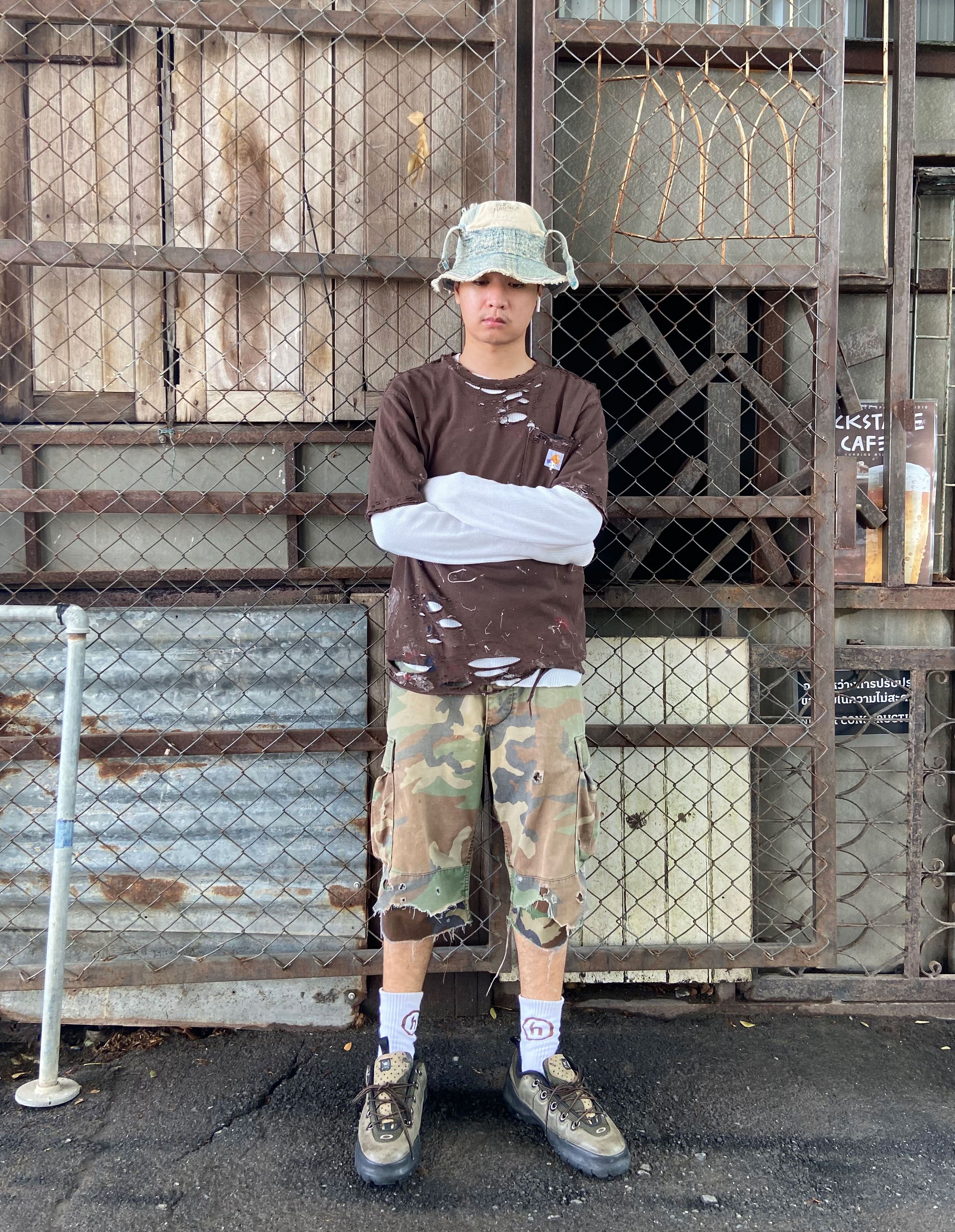 Carhartt × Vintage Carhartt T-Shirt Thrashed Distressed Pocket Size US M / EU 48-50 / 2 - 13 Thumbnail