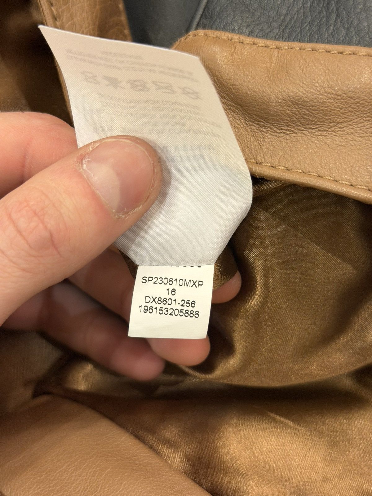 Jordan Brand × Travis Scott Jordan x Cactus Jack Leather Moto Pants - Brown Size US 38 / EU 54 - 6 Thumbnail
