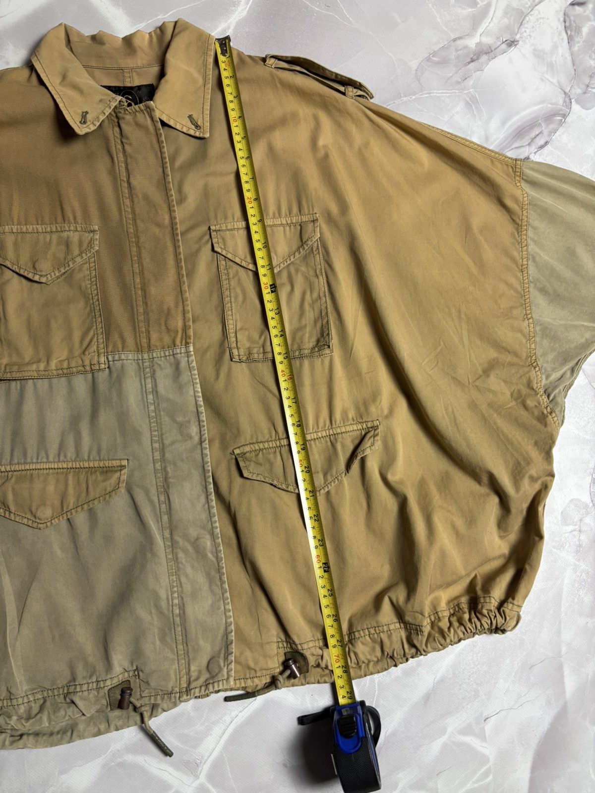 Diesel Diesel G-IVA-A Oversized Cape Fit Parka Batwing XXS(OS) Size ONE SIZE - 20 Thumbnail