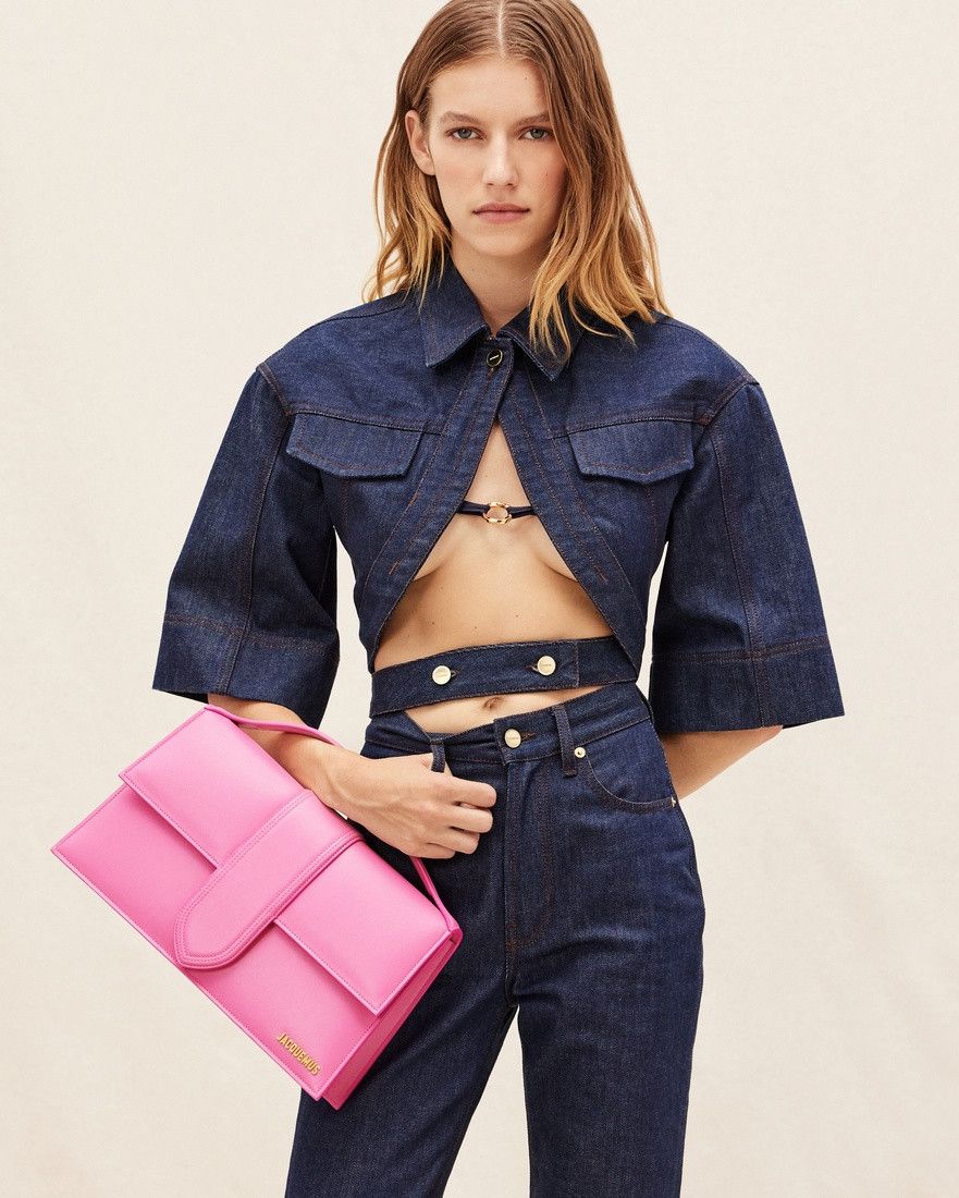 Jacquemus o1la1rc1a0925 Size: OS / Large Bambino Bag in Pink Size ONE SIZE - 2 Thumbnail