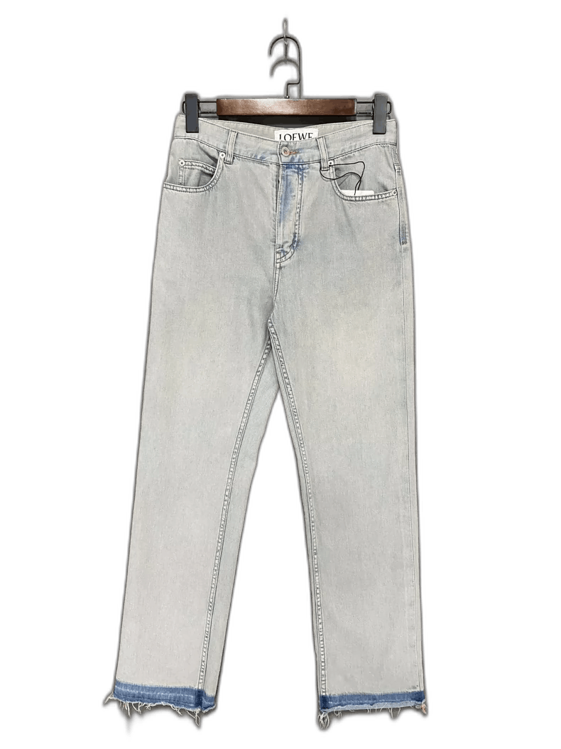 Loewe New LOEWE Frayed Hem Denim Pants Size US 44 / EU 60 - 1 Thumbnail