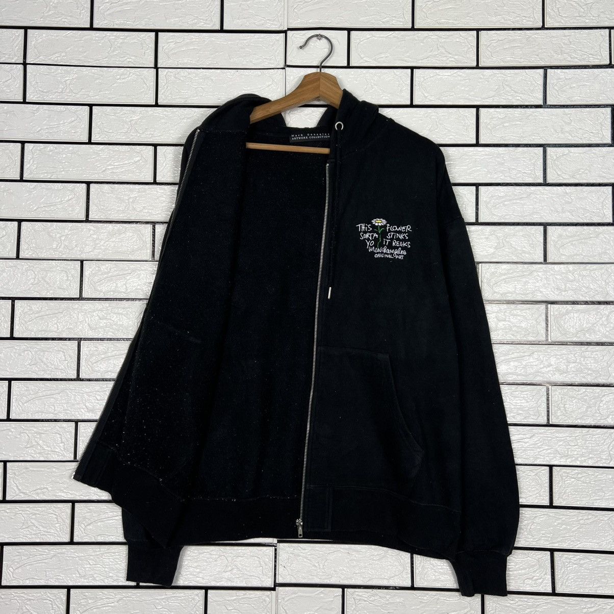 Japanese Brand MARK GONZALES Artwork Collection Zipper Hoodies #4187-C191 Size US M / EU 48-50 / 2 - 12 Thumbnail