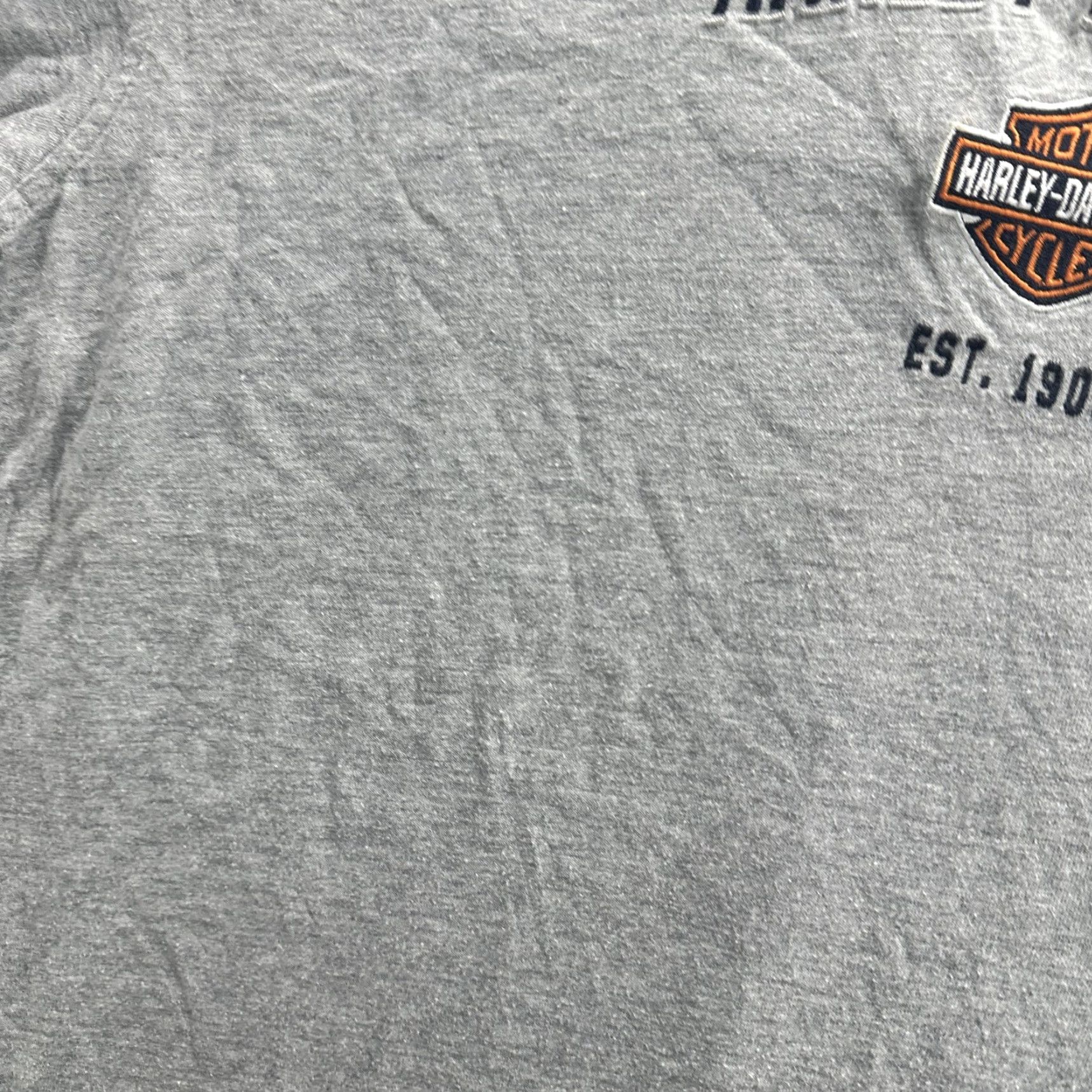 Harley Davidson VINTAGE/ Harley-Davidson Shirt Mens XL Gray Atlanta Georgia Bar Shield Tee Motorcycle Biker Logo Size US XL / EU 56 / 4 - 6 Thumbnail