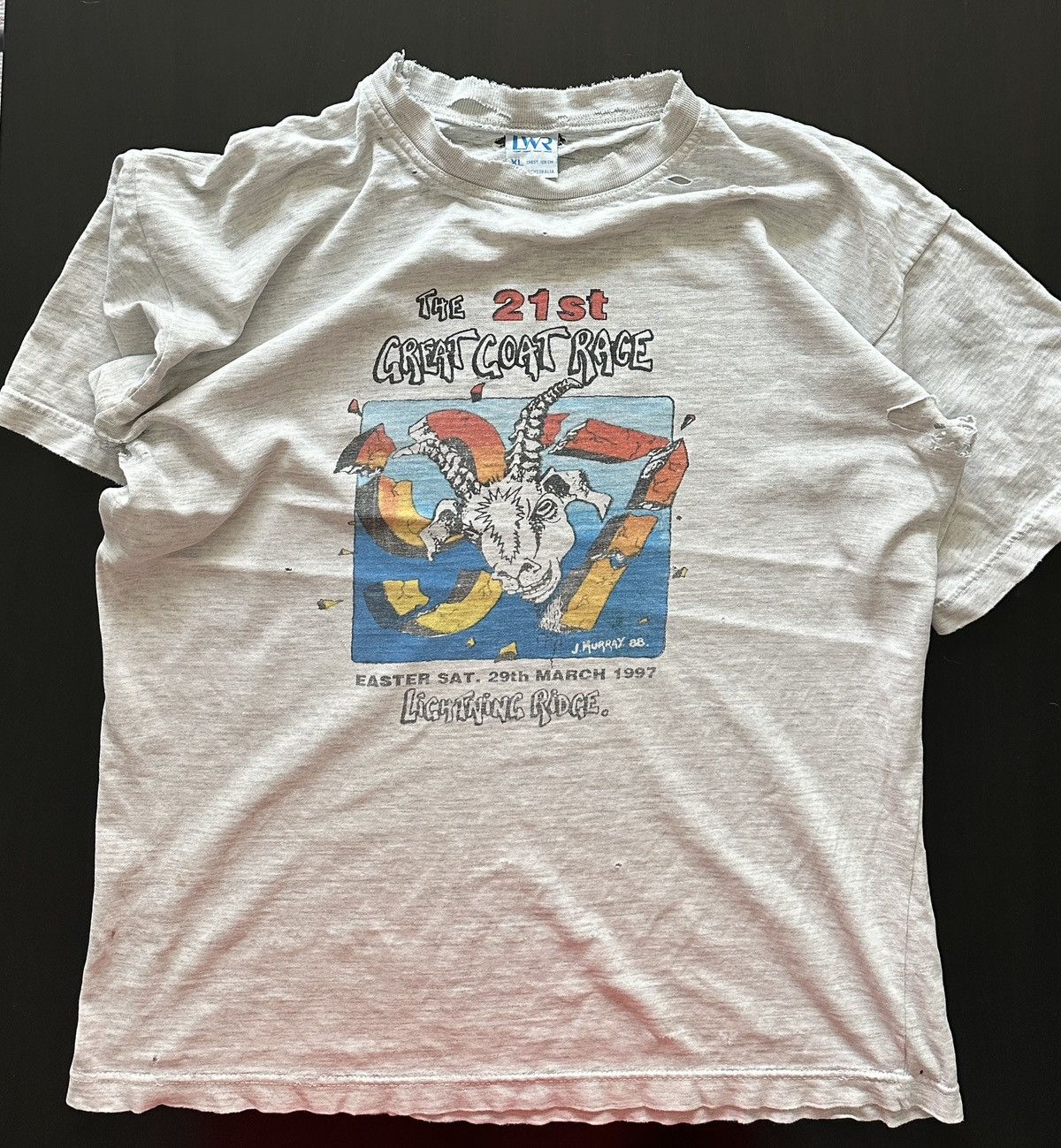 Band Tees Vintage 1997 “The 21st Great Coast Race” Tee / Distressed Size US XL / EU 56 / 4 - 1 Thumbnail