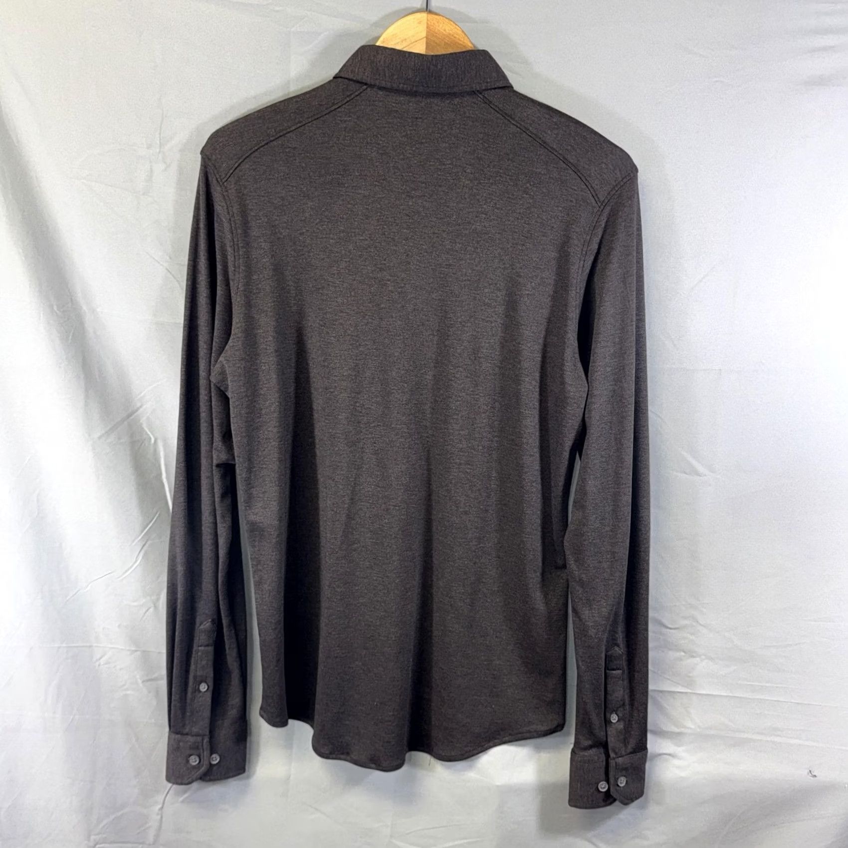 Vintage Raffi Shirt Mens Small Brown 100% Cotton Long Sleeve Button Front Casual Size US S / EU 44-46 / 1 - 2 Thumbnail