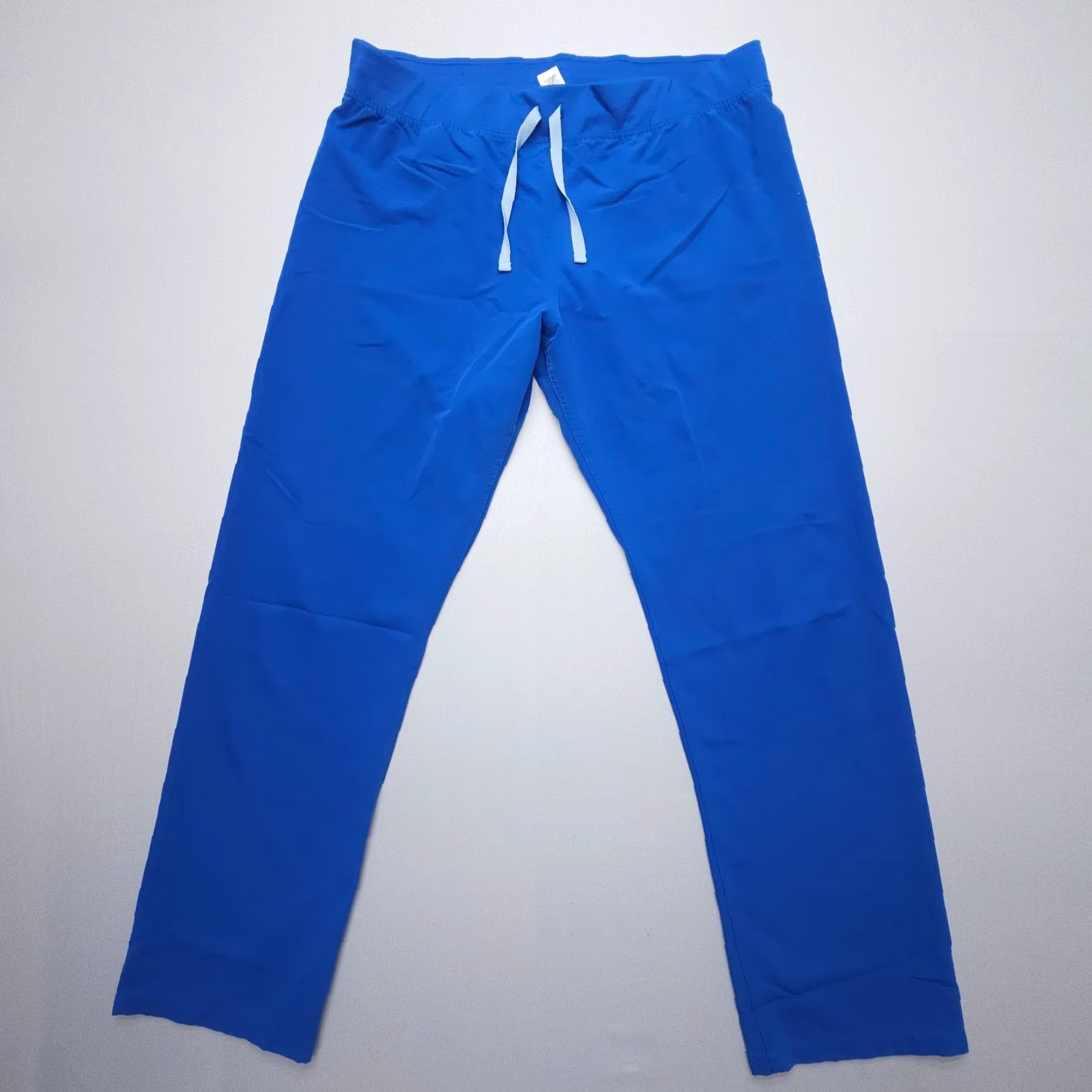 Vintage FIGS High Waisted Scrub Pants XL Blue Livingston Nursing Medical 31" Inseam Size 40" / US 18 - 2 Thumbnail