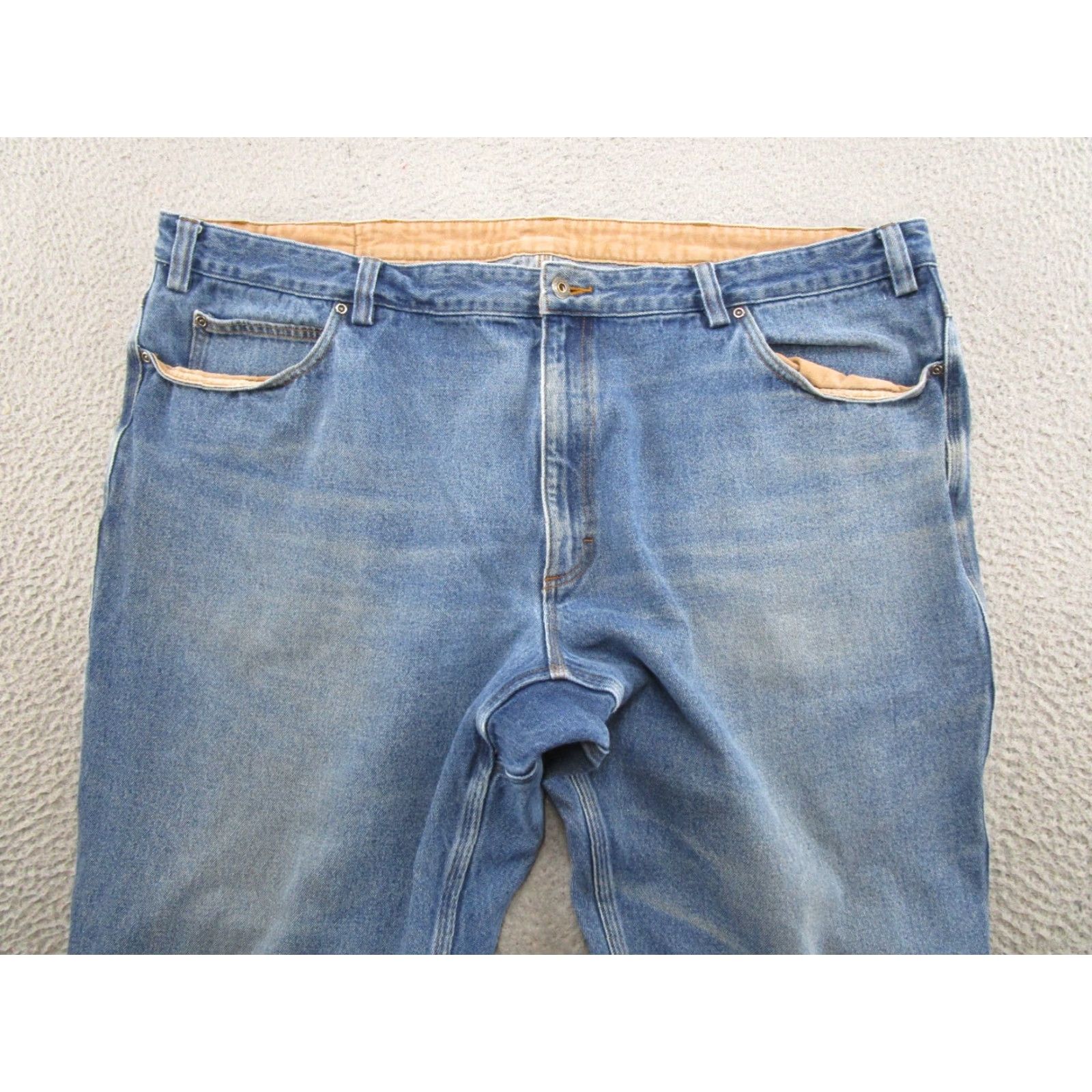 CO Duluth Ballroom Relaxed Jeans 86069C Mens 48x30 Blue Denim Size 48 Workwear Straight Casual Size US 32 / EU 48 - 3 Thumbnail
