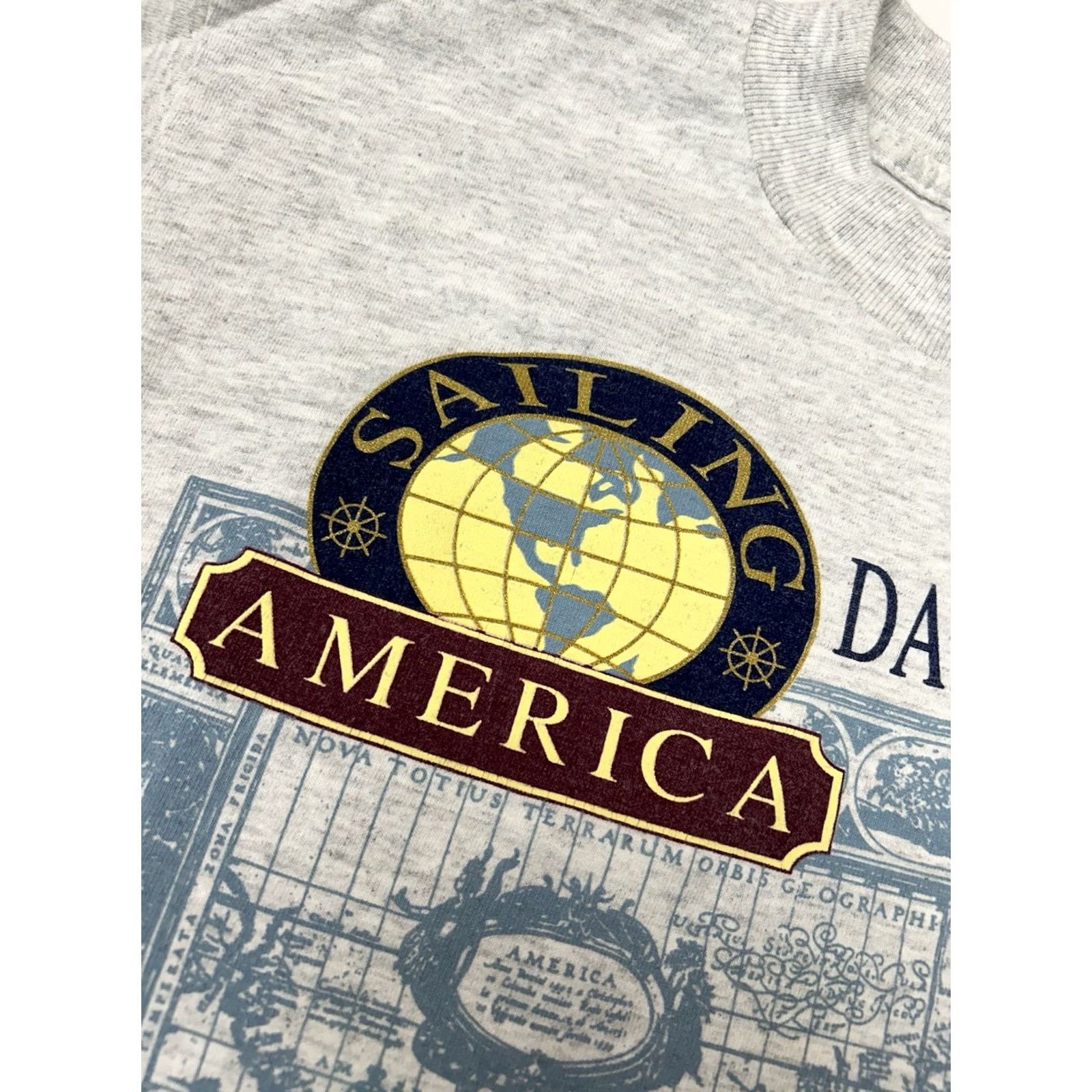 Vintage VINTAGE 90s Dana Point Resort Sailing America California Tee Gray Medium Mens Size US M / EU 48-50 / 2 - 3 Thumbnail