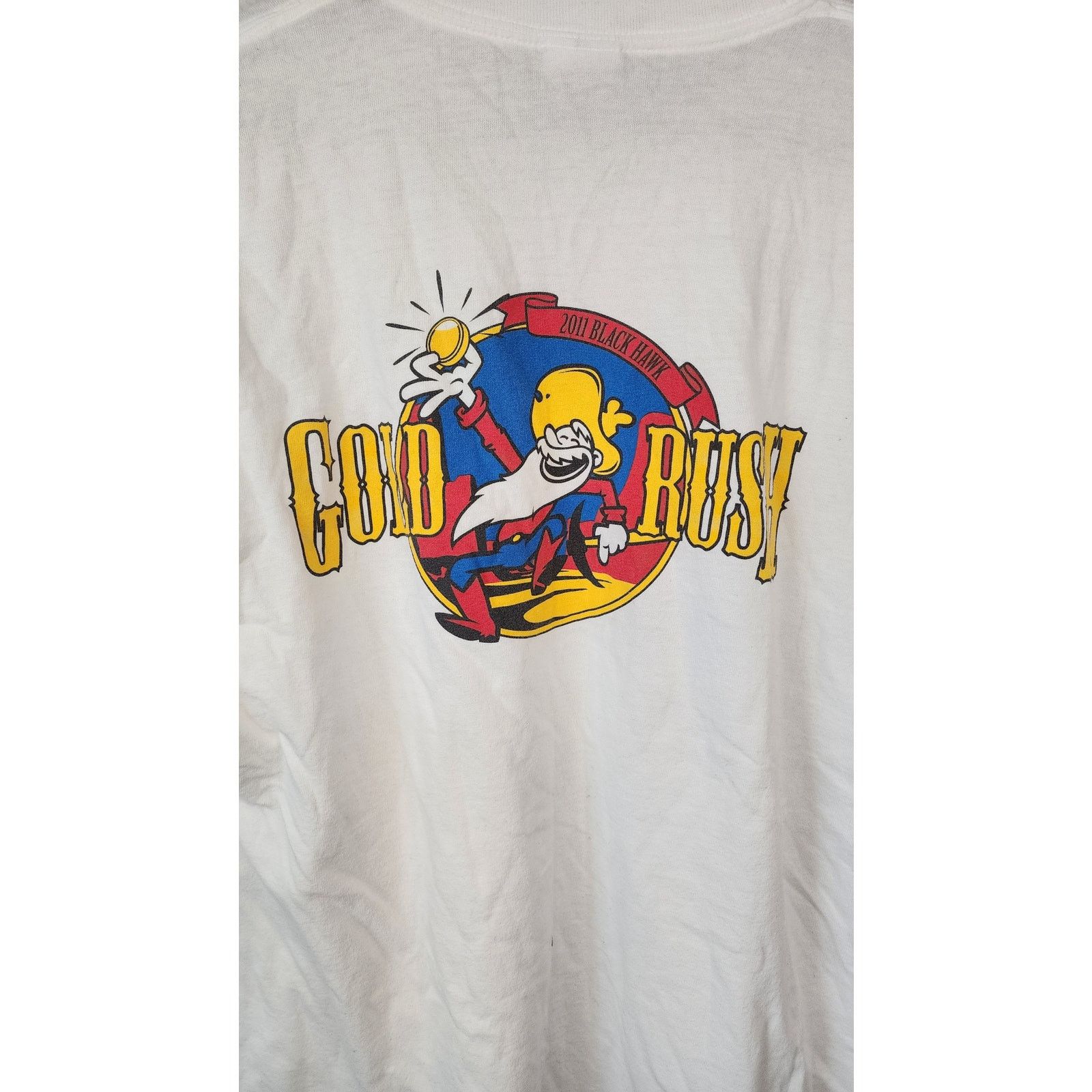 Gildan Black Hawk Casino Shirt Gold Rush Money Colorado Tee Large Size US L / EU 52-54 / 3 - 2 Thumbnail