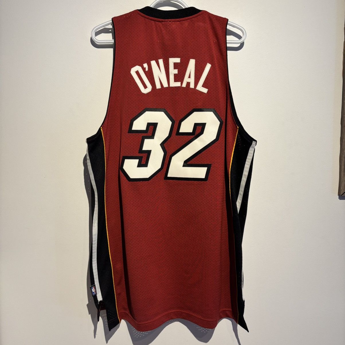 NBA Shaquille O'Neal Miami Heat Swingman Jersey Reebok NBA Red Size US L / EU 52-54 / 3 - 2 Thumbnail