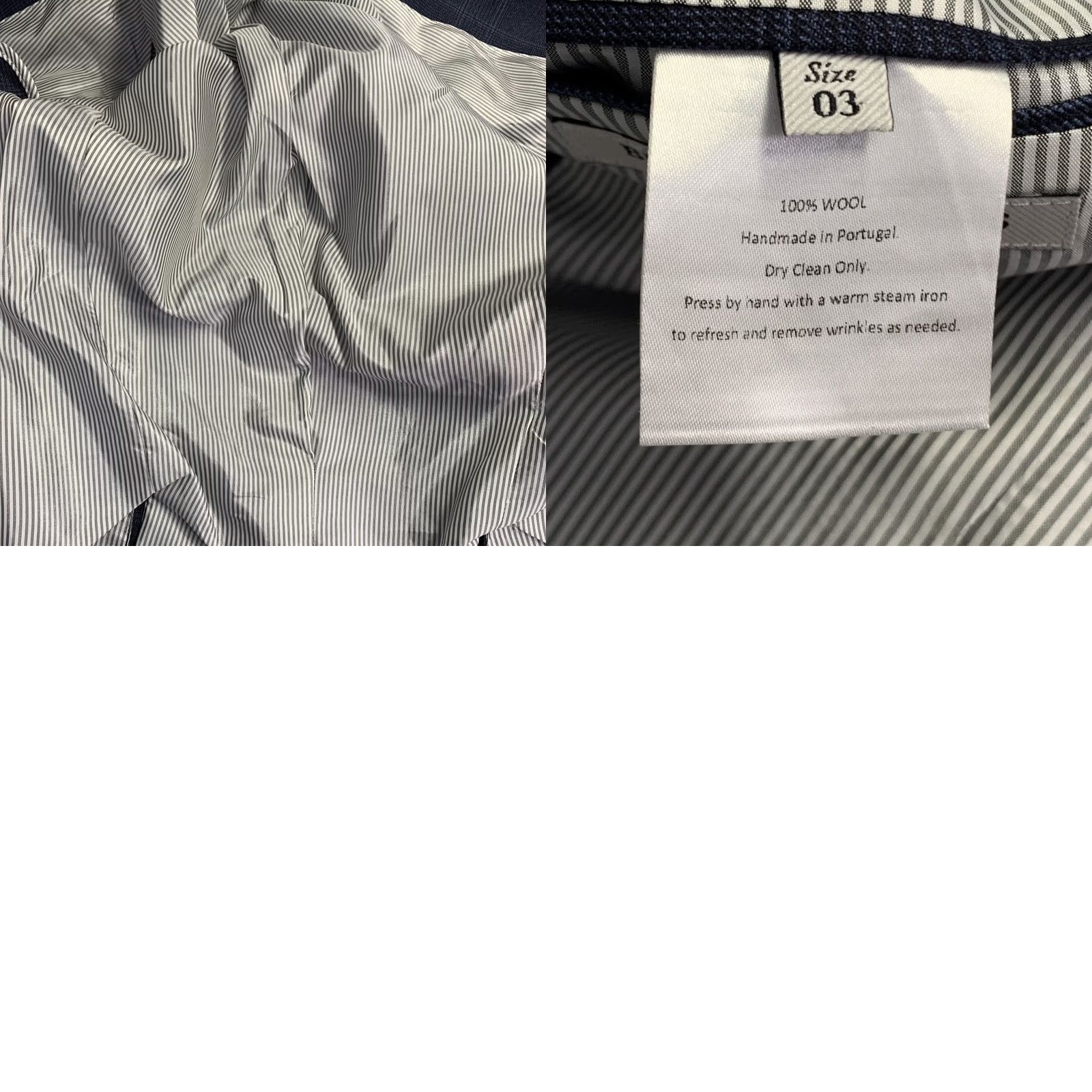 Brooklyn Tailors BROOKLYN TAILORS Sport Coat Size 38 Regular Blue Plaid Wool Notch Lapel Size US XXS / EU 40 - 8 Thumbnail