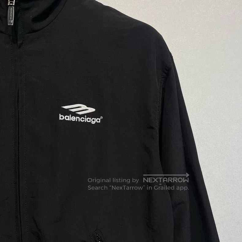 Balenciaga Balenciaga 3B Embroidered Logo Windbreaker Jacket Size US XXS / EU 40 - 3 Thumbnail