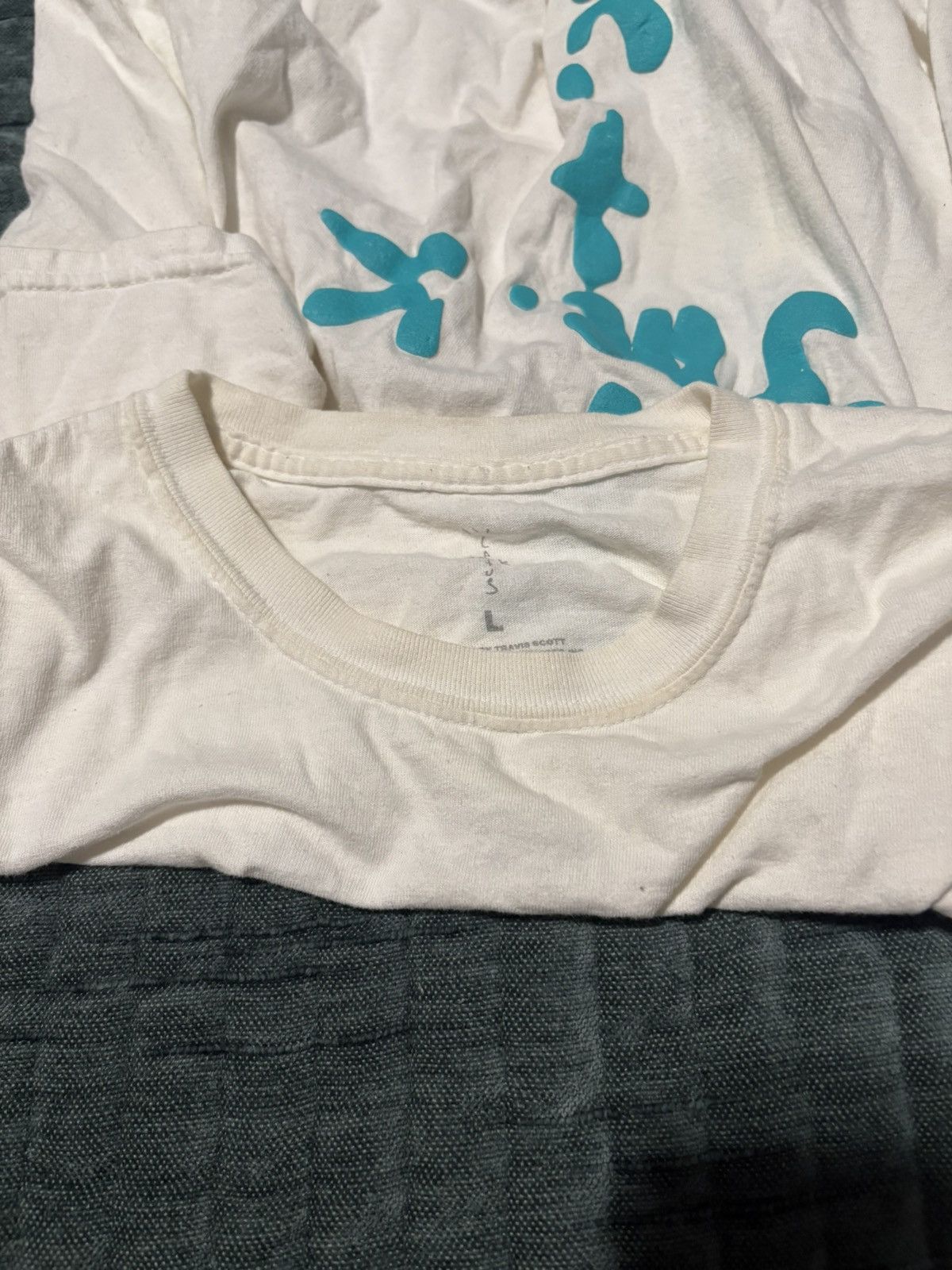 Travis Scott Cactus Jack X McDonalds Smile Tee White Size US L / EU 52-54 / 3 - 5 Thumbnail