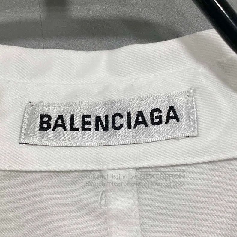 Balenciaga Balenciaga Embroidered lock logo shirt Size XS / US 0-2 / IT 36-38 - 4 Thumbnail