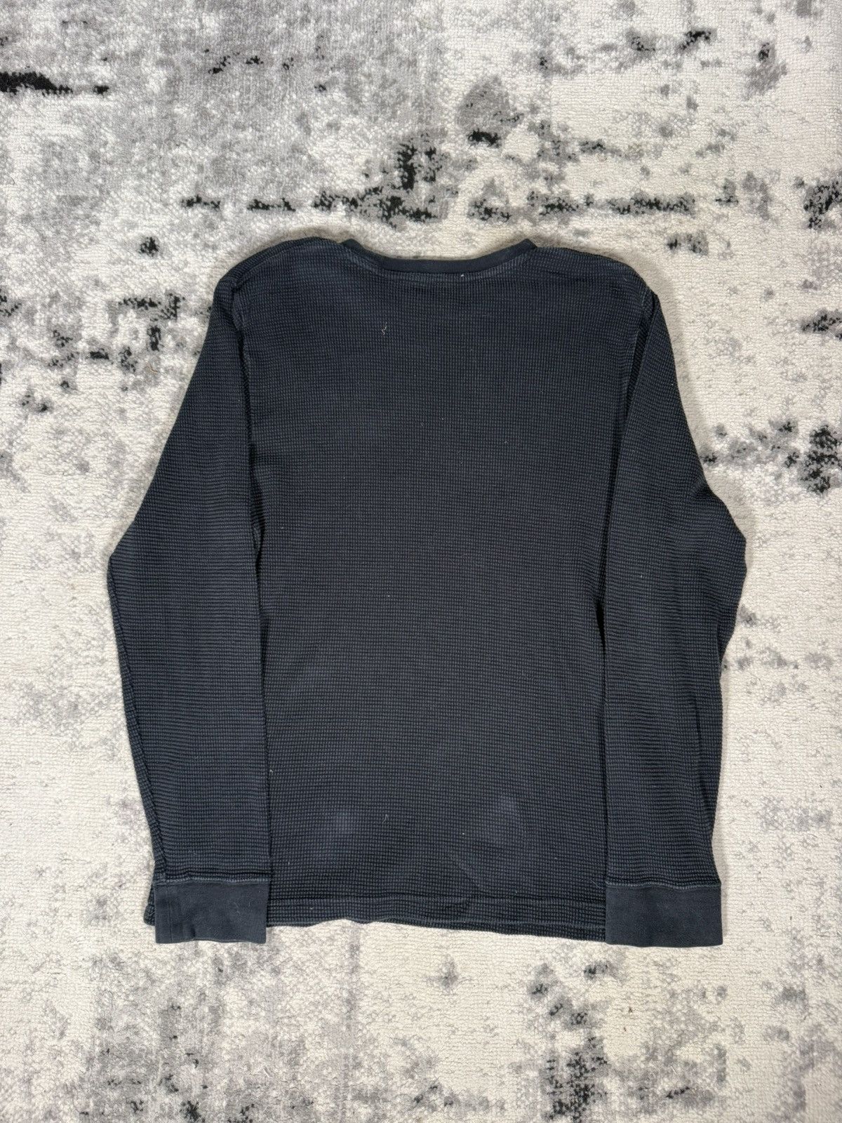 Nike Y2K Nike Black Thermal Waffle Long Sleeve T-Shirt Size US S / EU 44-46 / 1 - 2 Thumbnail