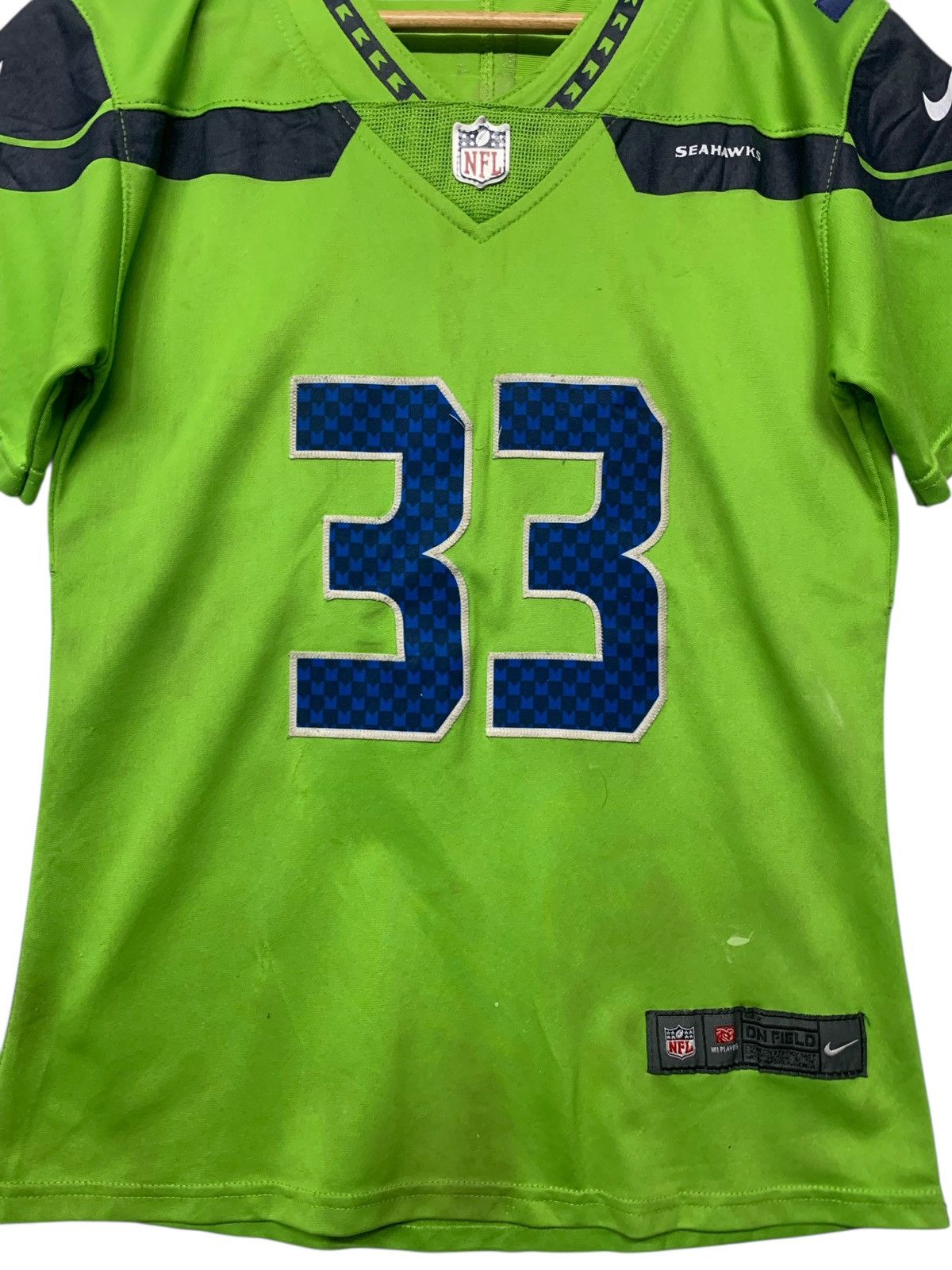 NFL Rare Seahawk NFL Jersey "Adam 33" By Nike Size S / US 4 / IT 40 - 5 Thumbnail
