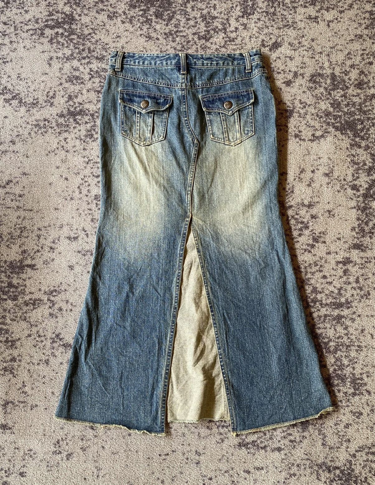 Hysteric Glamour Y2k unknow ifsixwasnine distressed skirt Size 29" - 2 Thumbnail