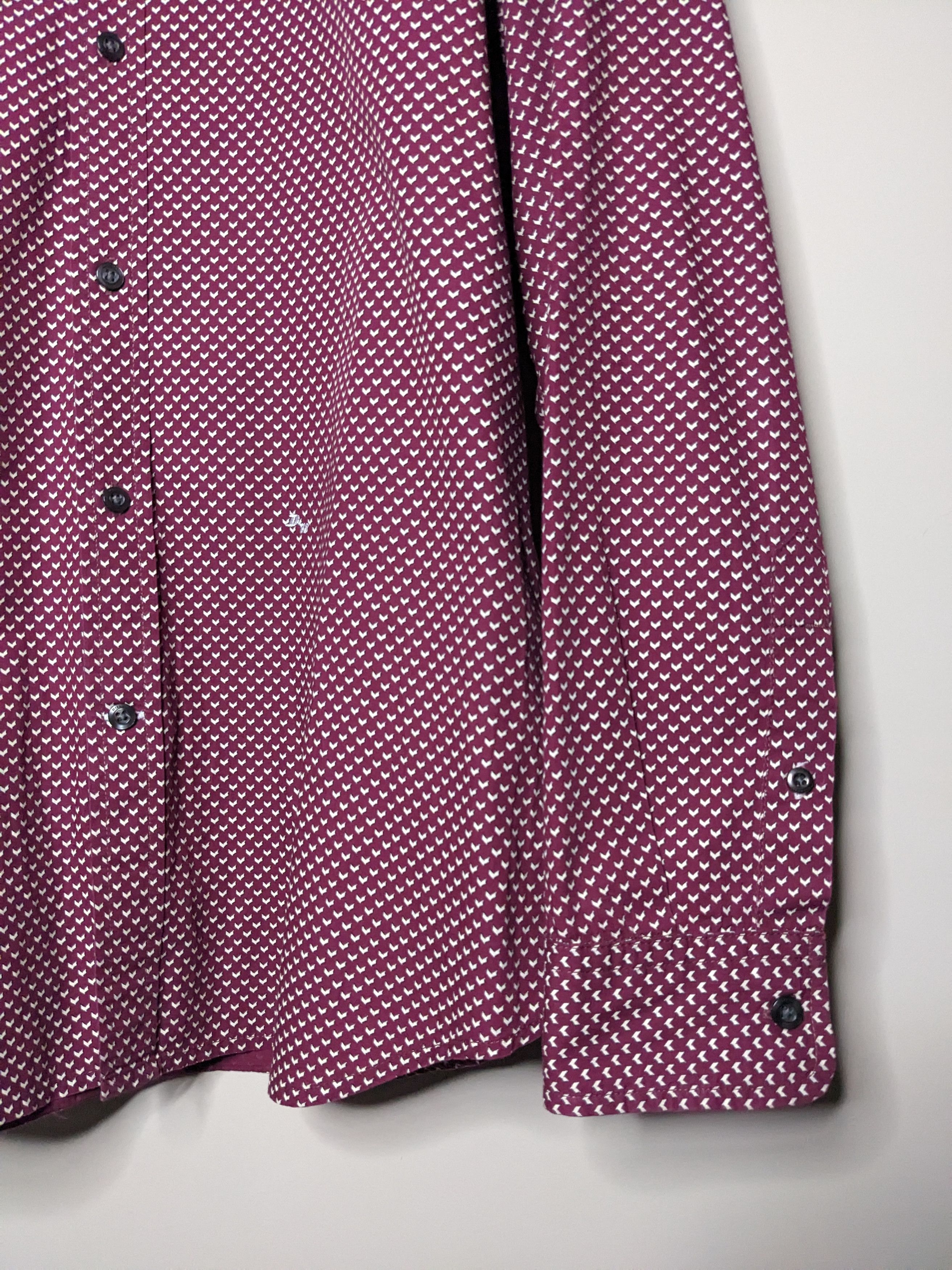 Diesel Diesel Button Up Shirt Mens Large Long Sleeve Geometric Y2K Size US L / EU 52-54 / 3 - 5 Thumbnail
