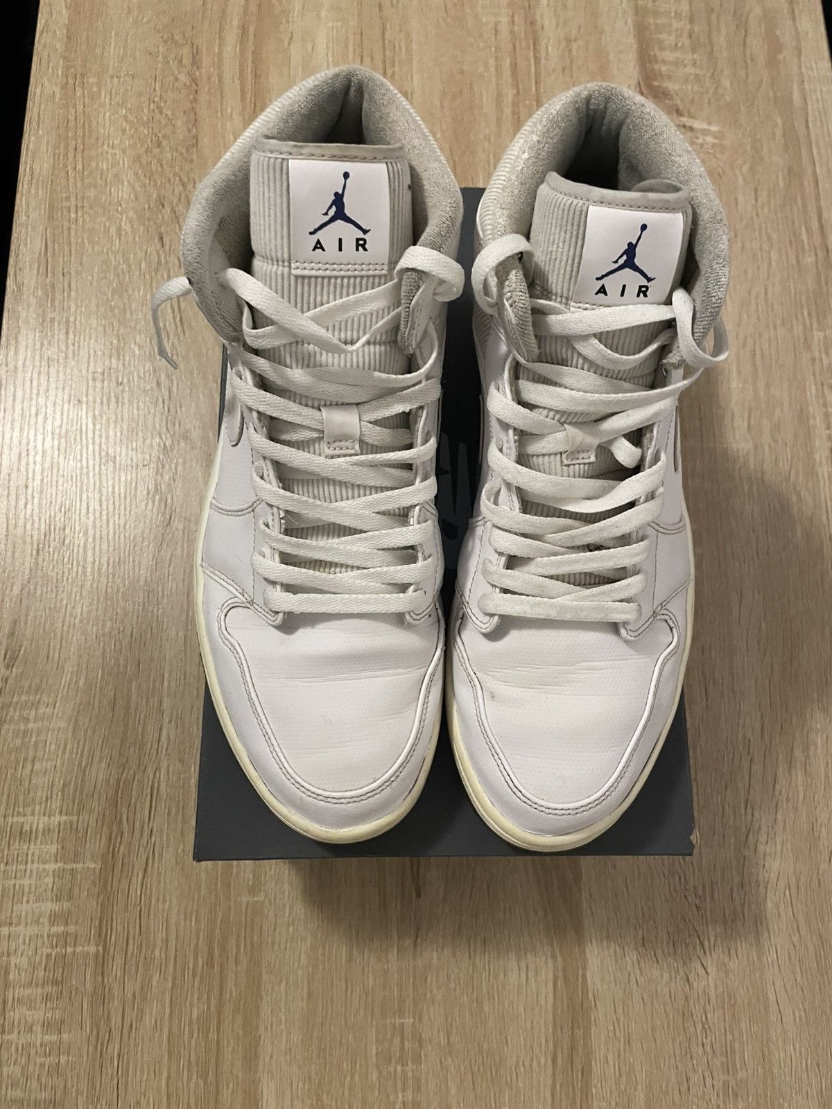 Jordan Brand Jordan 1 high- White- Size 12 Mens Size US 12 / EU 45 - 5 Thumbnail