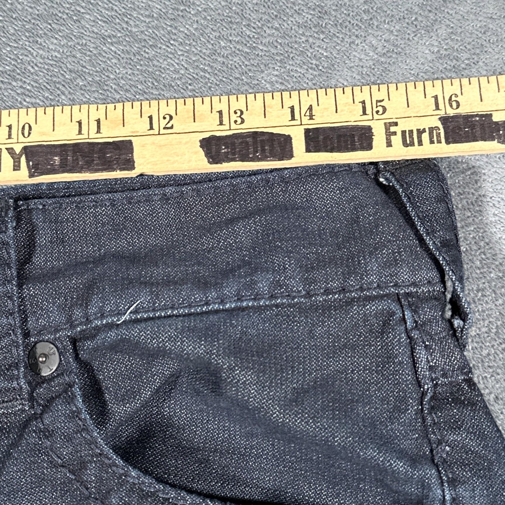 True Religion VINTAGE? No. True Religion Jeans Mens 31x33 Blue Section Straight 5-Pocket Denim Dark Blue World Tour Mens 31 Regular Cotton Jeans Size US 31 - 7 Thumbnail