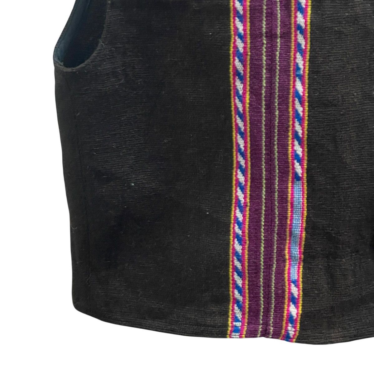 Vintage Vintage Tela Embroidered Handmade Ethnic Tribal Wool Vest Size US XS / EU 42 / 0 - 11 Thumbnail