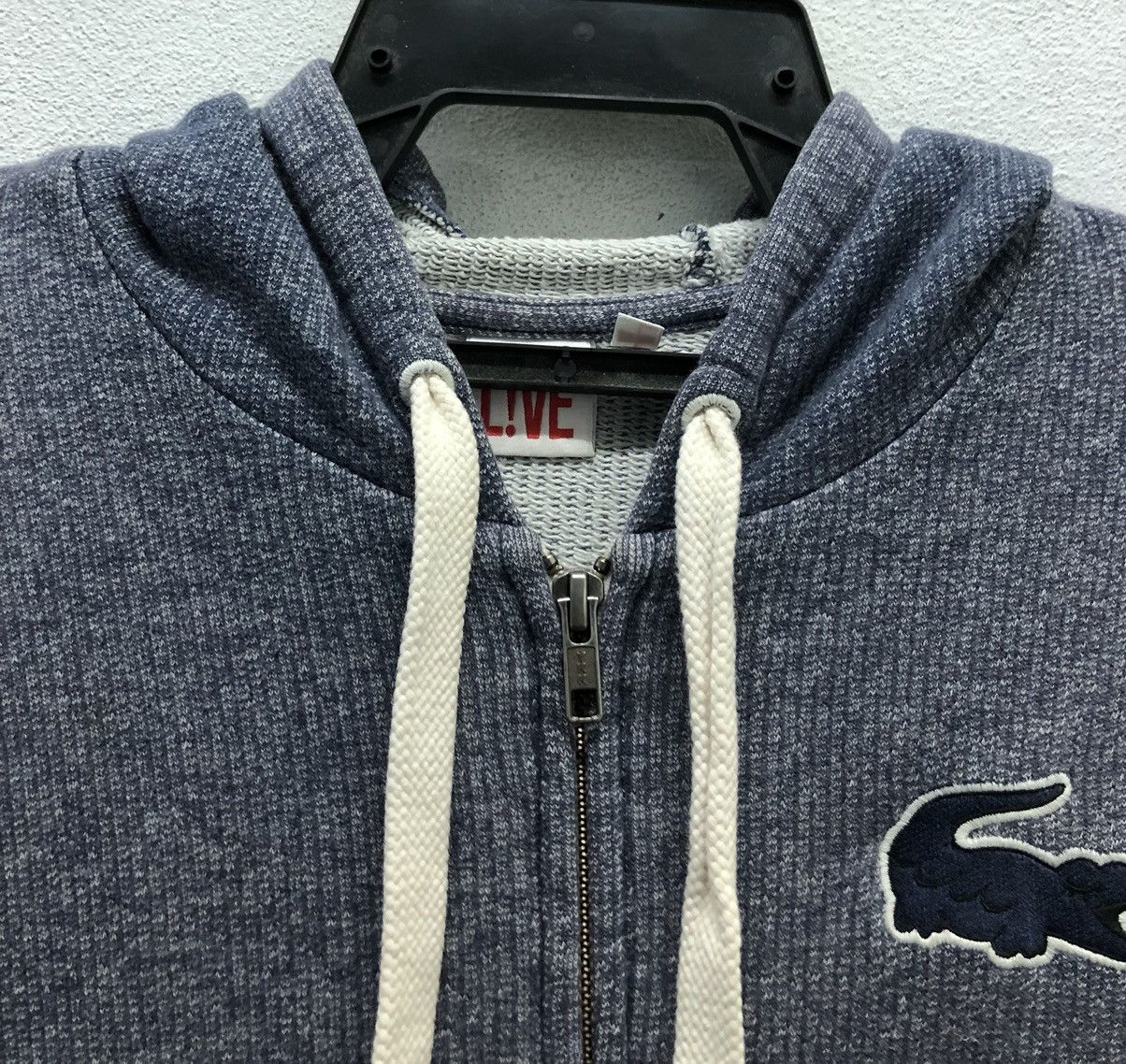 Lacoste Vintage Lacoste L!ve Jacket Hoodie Size US L / EU 52-54 / 3 - 4 Thumbnail