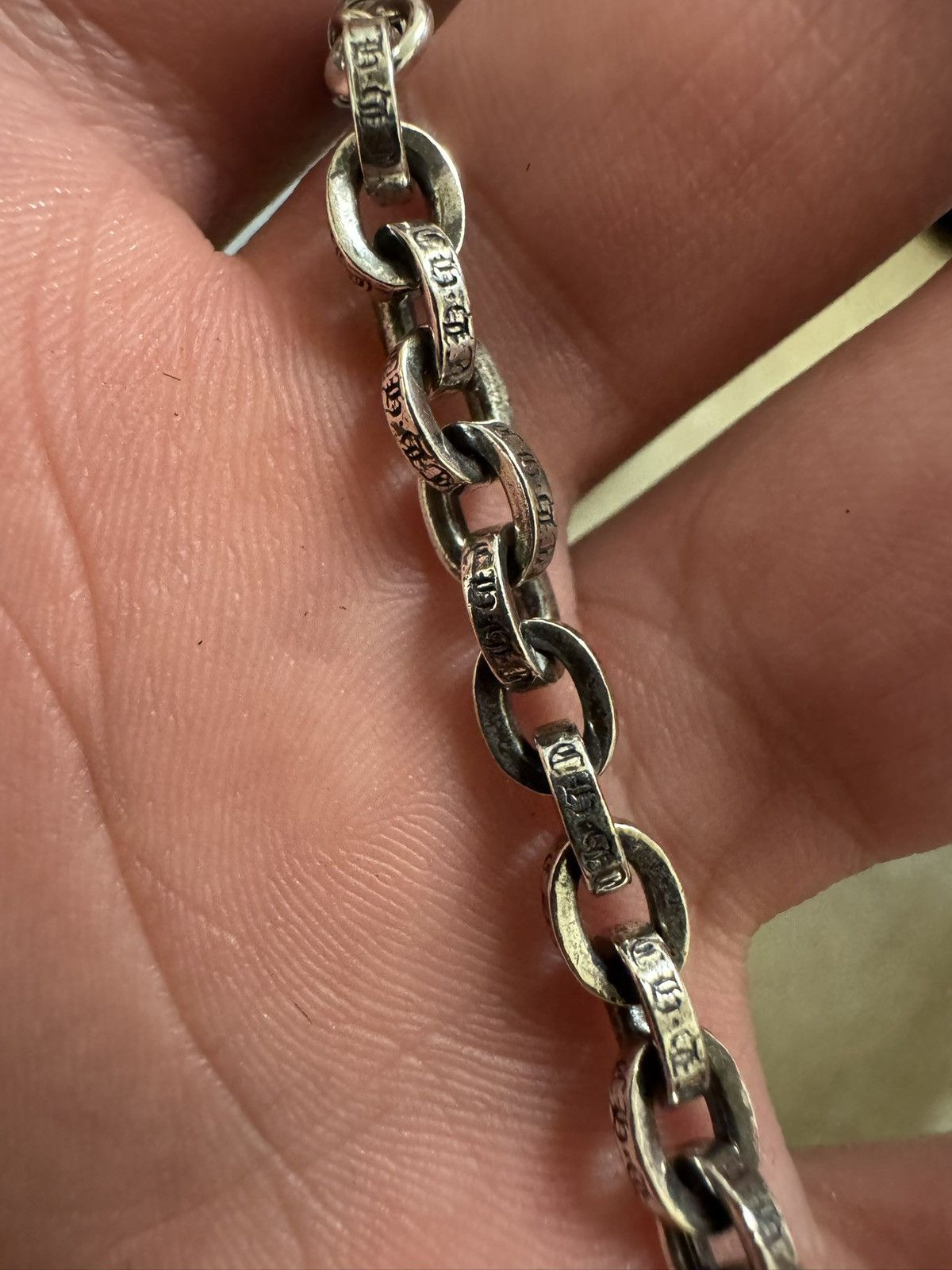 Chrome Hearts Chrome Hears Paper chain 7 inch silver bracelet Size ONE SIZE - 3 Thumbnail