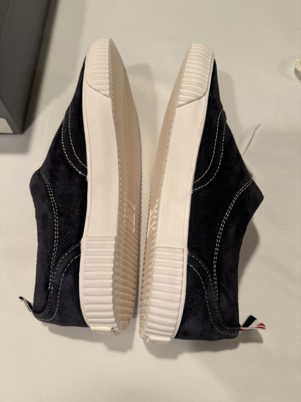 Thom Browne Thom browne mens suede sneakers. 45/12. $690 Size US 12 / EU 45 - 6 Thumbnail