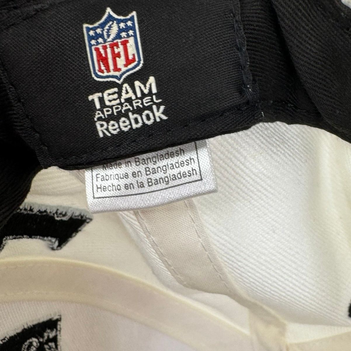 Reebok NFL Oakland Raiders Snapback Hat Cap Spell-Out Big Logo Size ONE SIZE - 8 Thumbnail