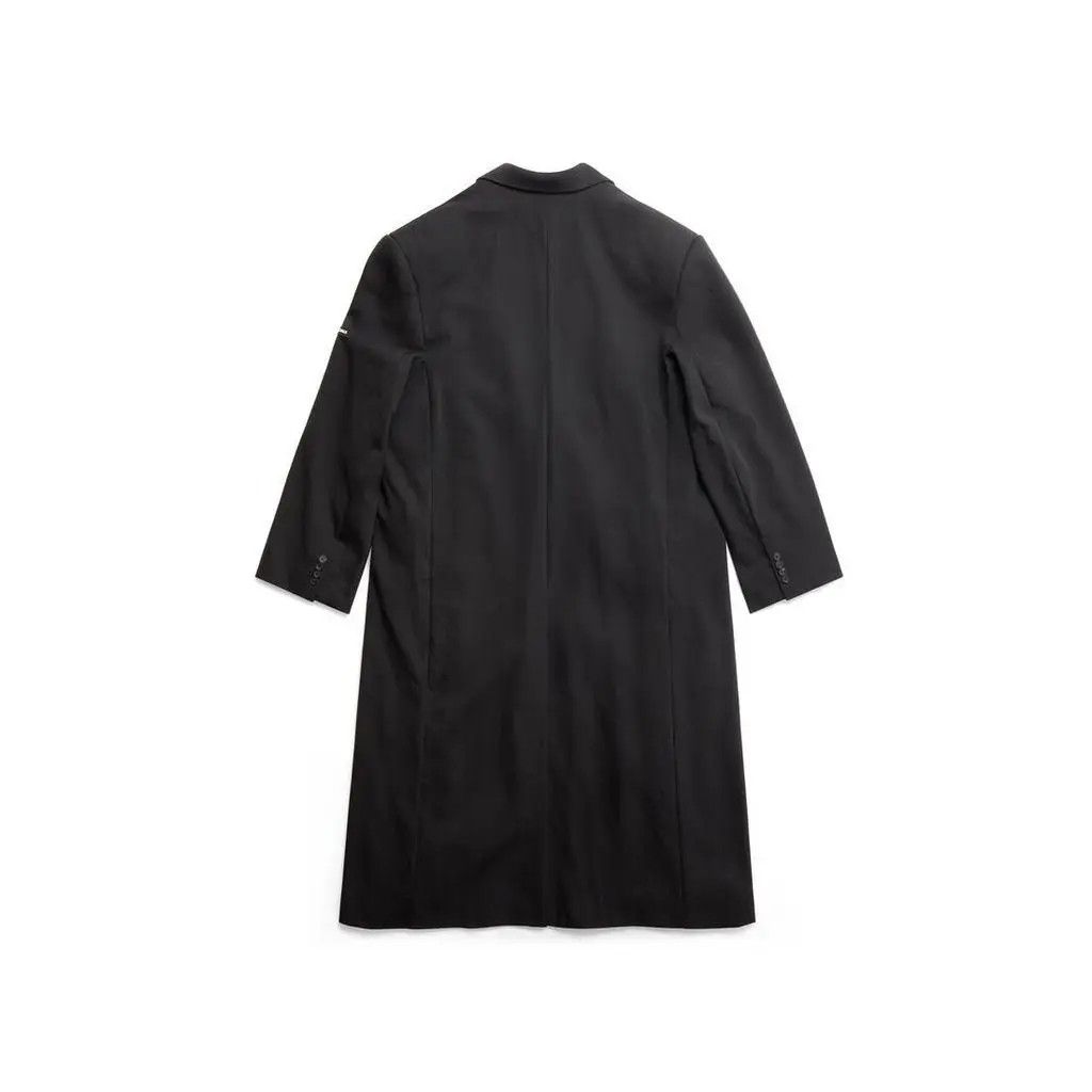 Balenciaga o1la1rc1a0325 Skater Tailored Coat in Black Size US M / EU 48-50 / 2 - 2 Thumbnail