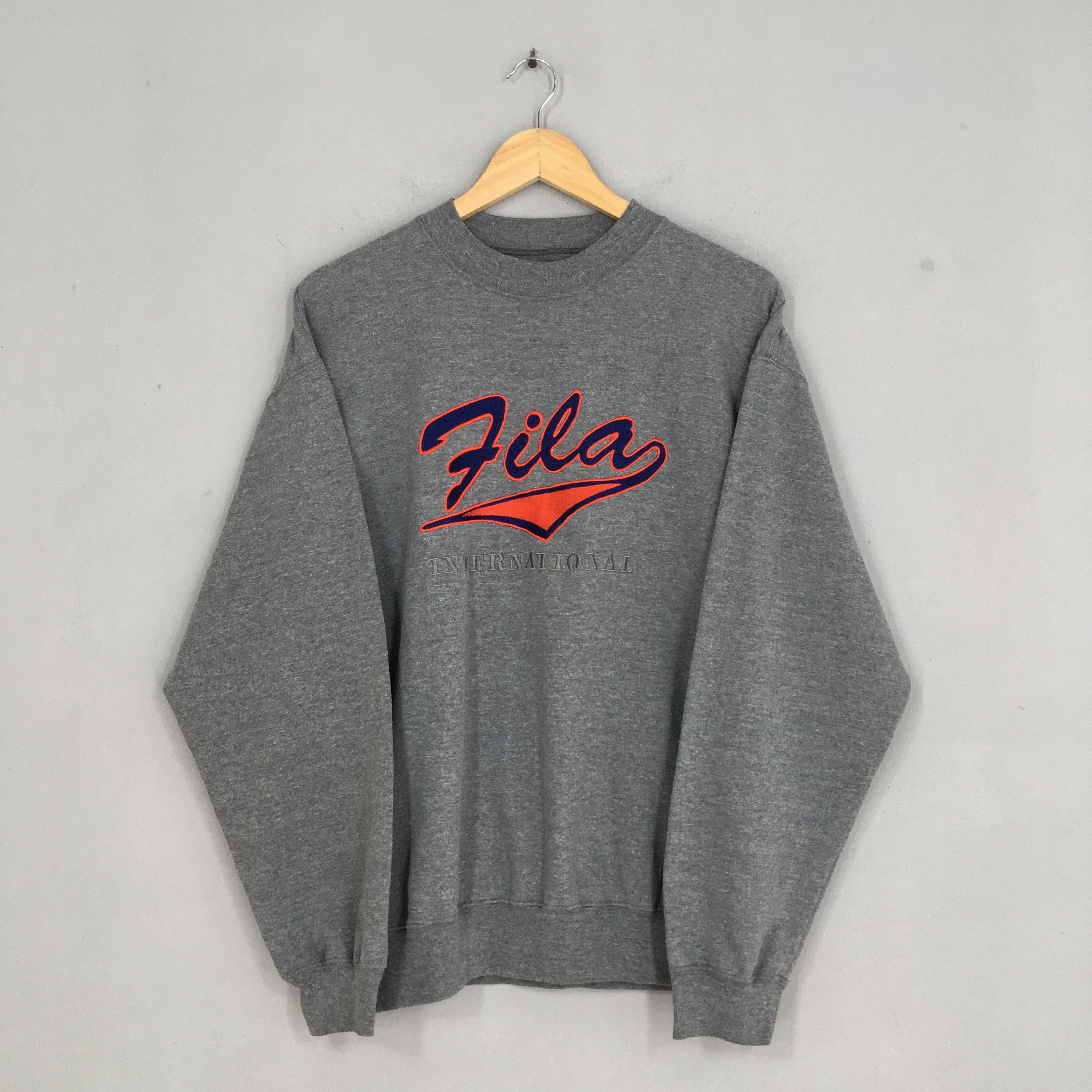 Fila × Vintage Vintage Fila Italia Gray Sweatshirt Large Size US L / EU 52-54 / 3 - 1 Thumbnail