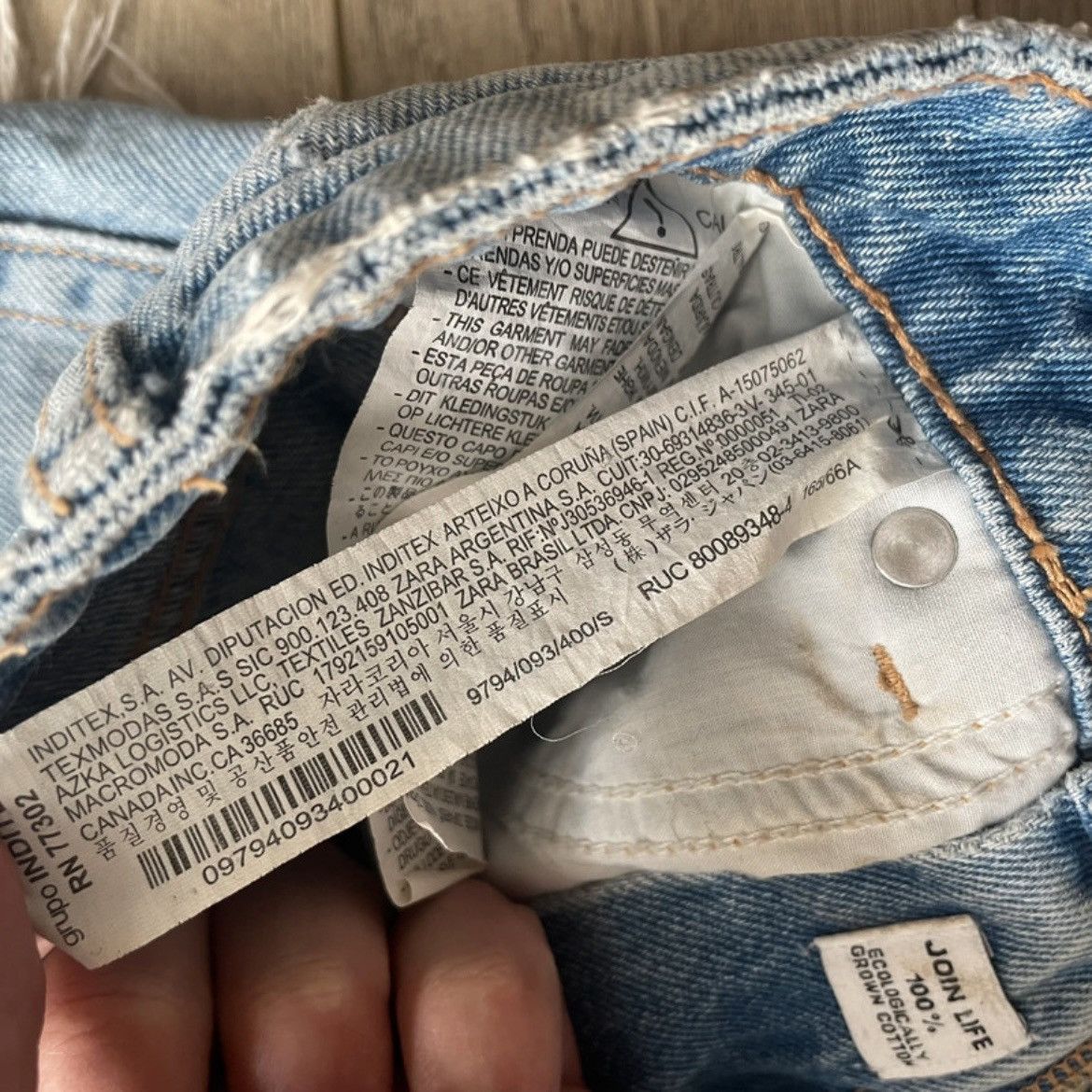 Zara Zara SS18 Light Wash Jean Denim Join Life Skirt Size 27" / US 4 / IT 40 - 8 Thumbnail