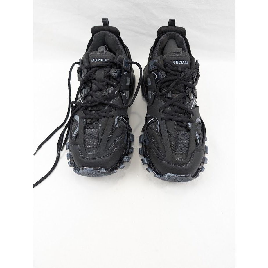 Balenciaga o1rshd1 Track Low-Top Sneakers in Faded Black Size US 13 / EU 46 - 14 Thumbnail
