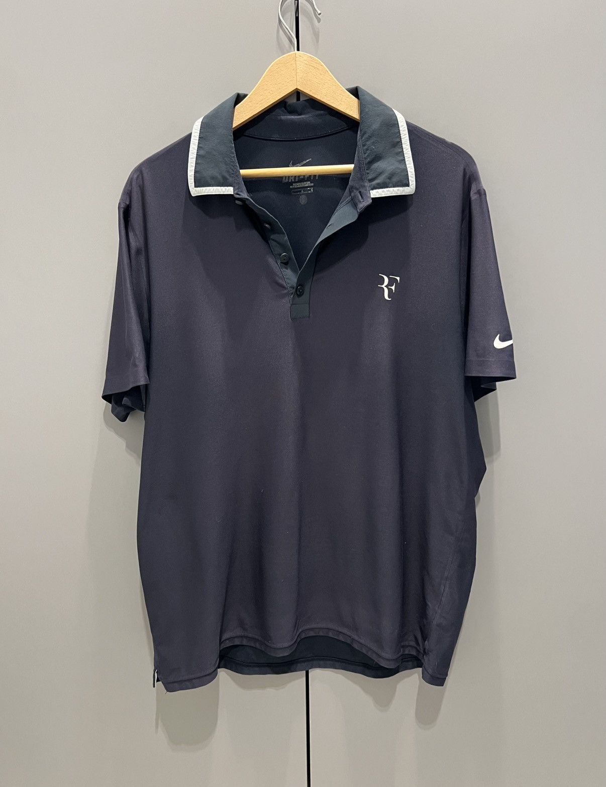 Nike Roger Federer Nike RF Tennis Polo US Open Nigth Session 2010 Size US L / EU 52-54 / 3 - 16 Thumbnail