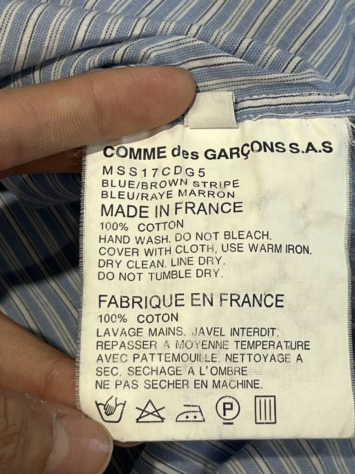 Comme des Garcons COMME des GARÇONS x VETEMENTS SHIRT Size US S / EU 44-46 / 1 - 6 Thumbnail